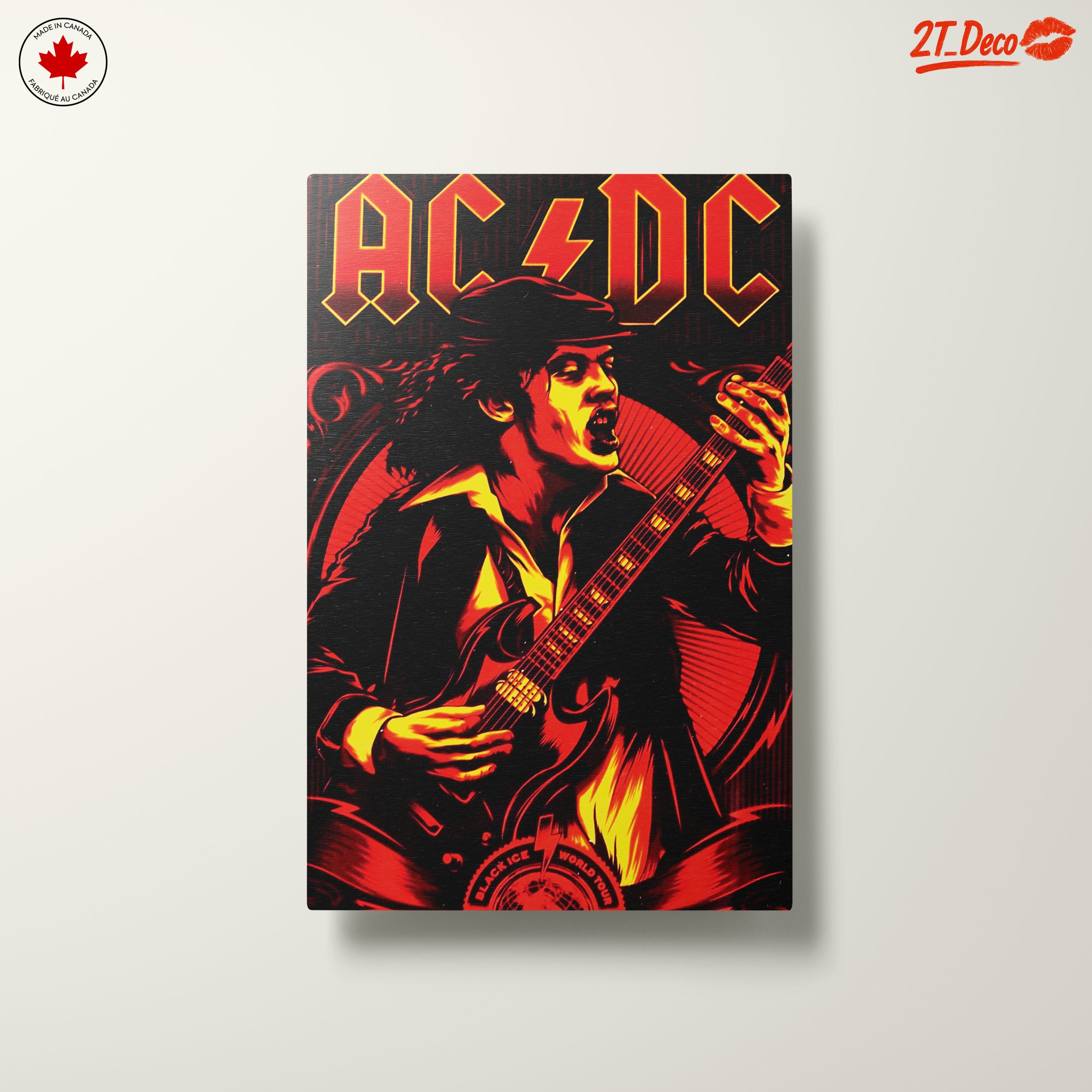 AC/DC Iconic Rock Band Art - Image 10
