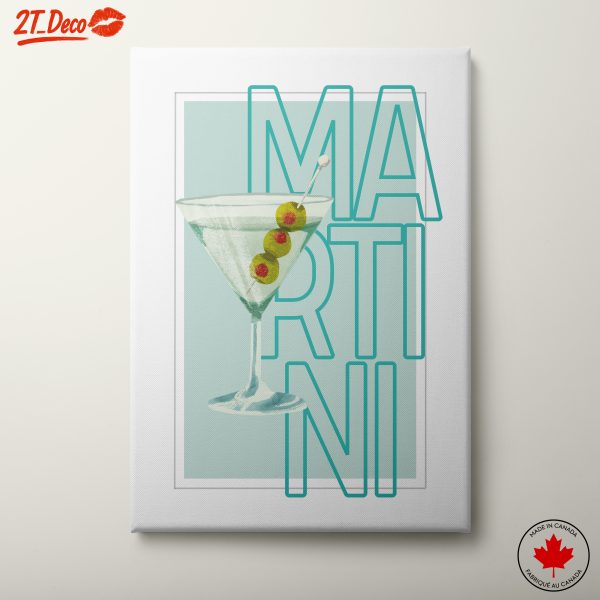 Elegant Martini Cocktail Art