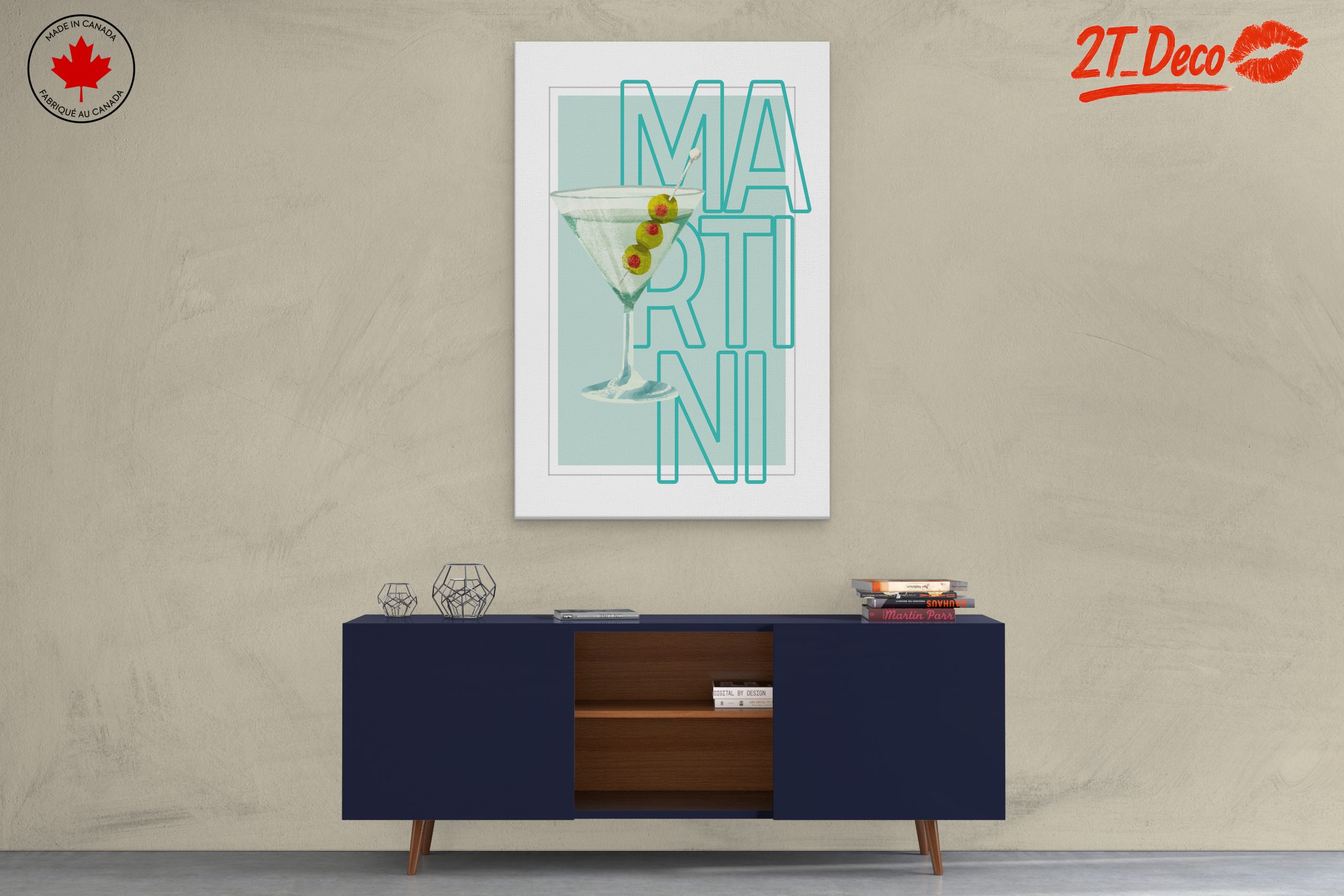 Elegant Martini Cocktail Art - Image 3