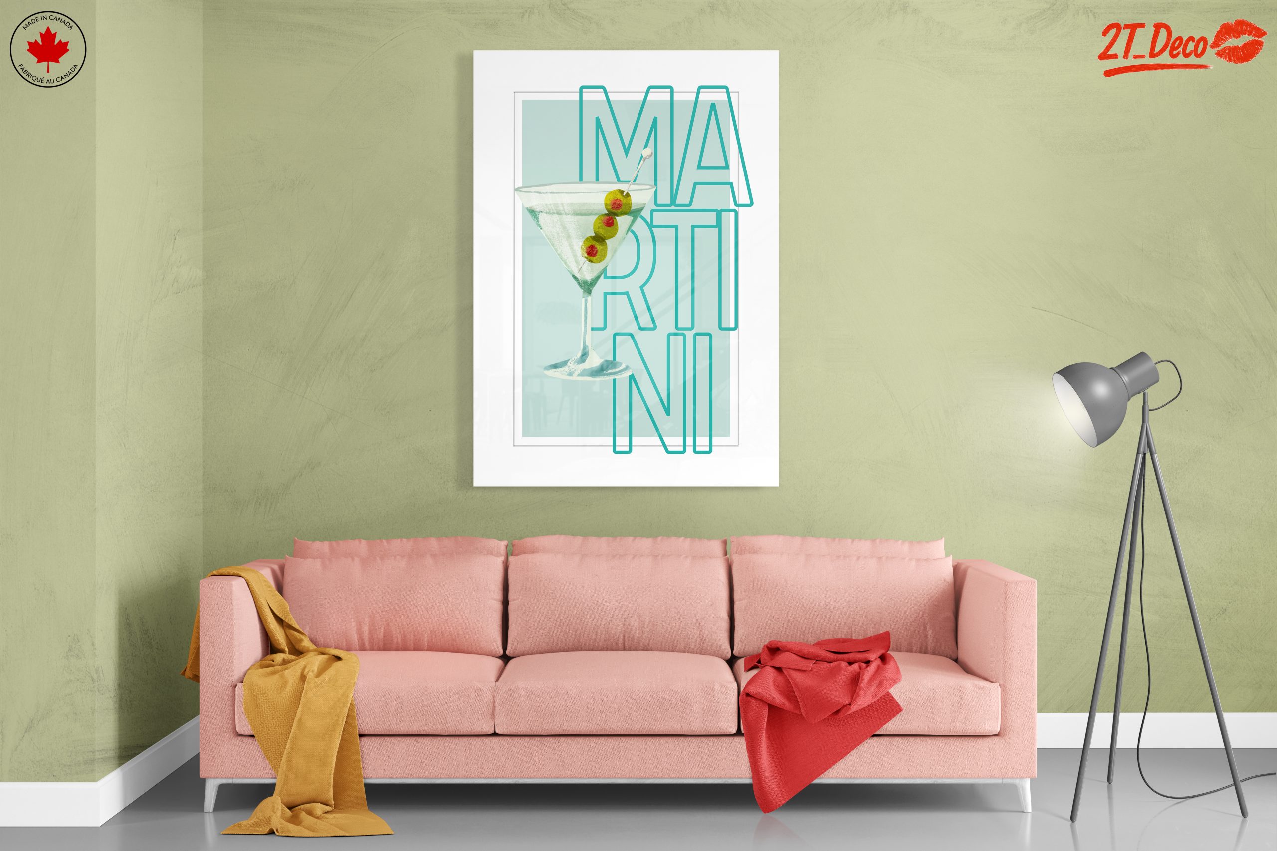 Elegant Martini Cocktail Art - Image 7