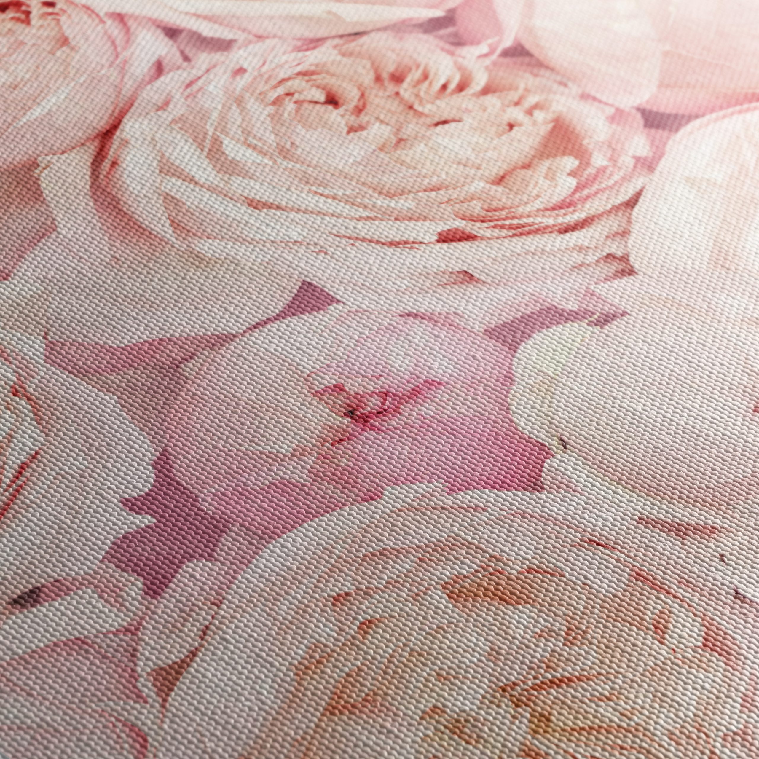 Beautiful Pink Roses Close-Up Art - Image 5