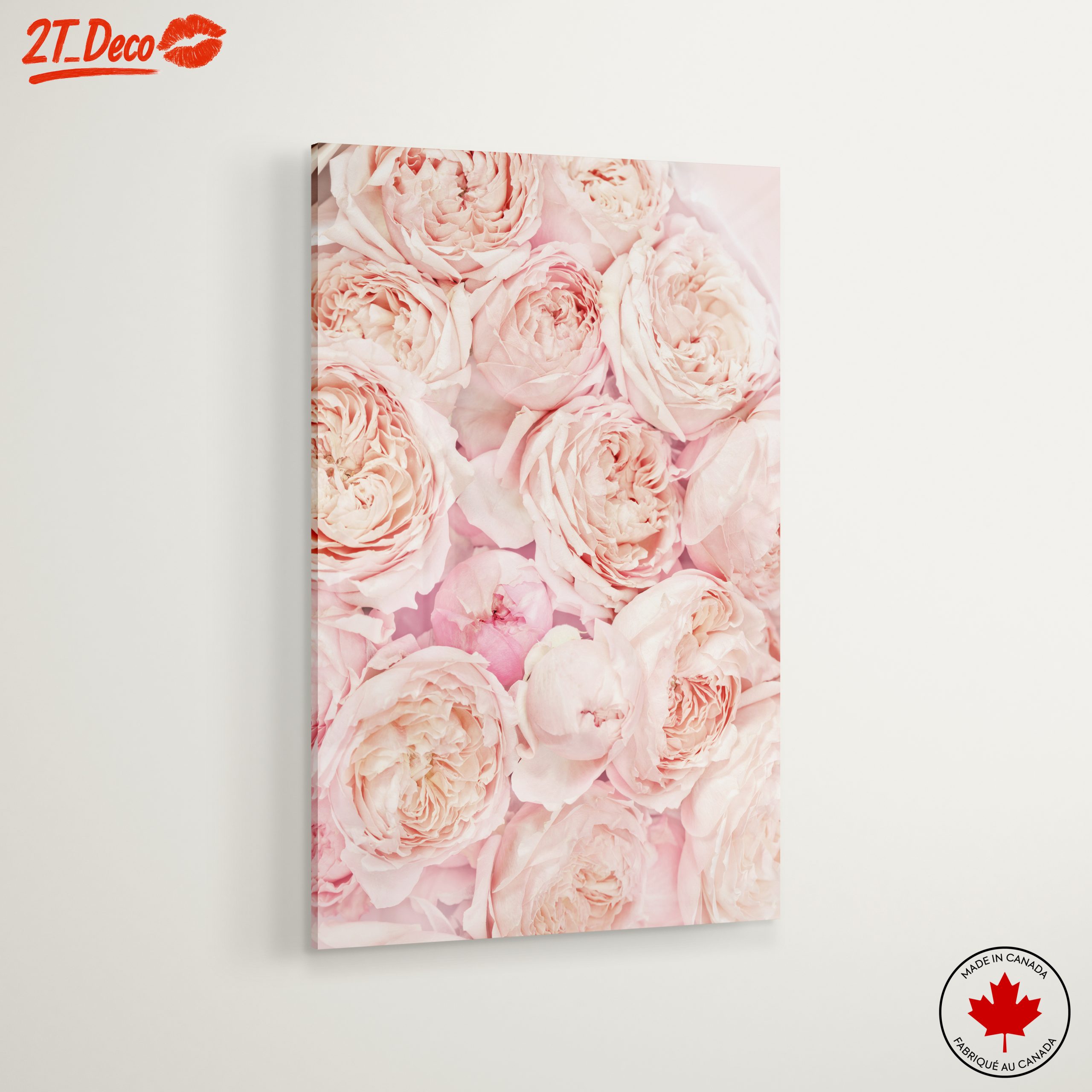 Beautiful Pink Roses Close-Up Art - Image 6