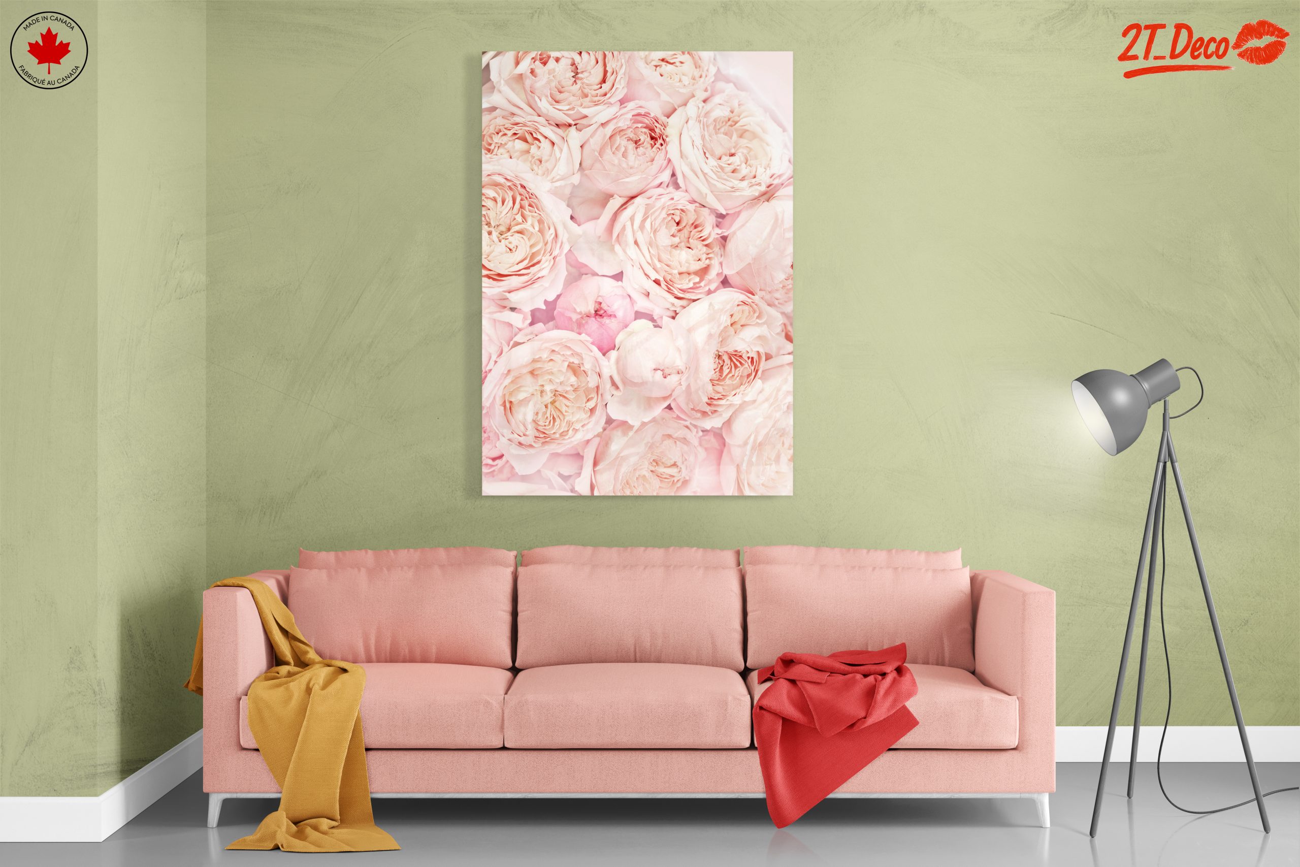 Beautiful Pink Roses Close-Up Art - Image 7