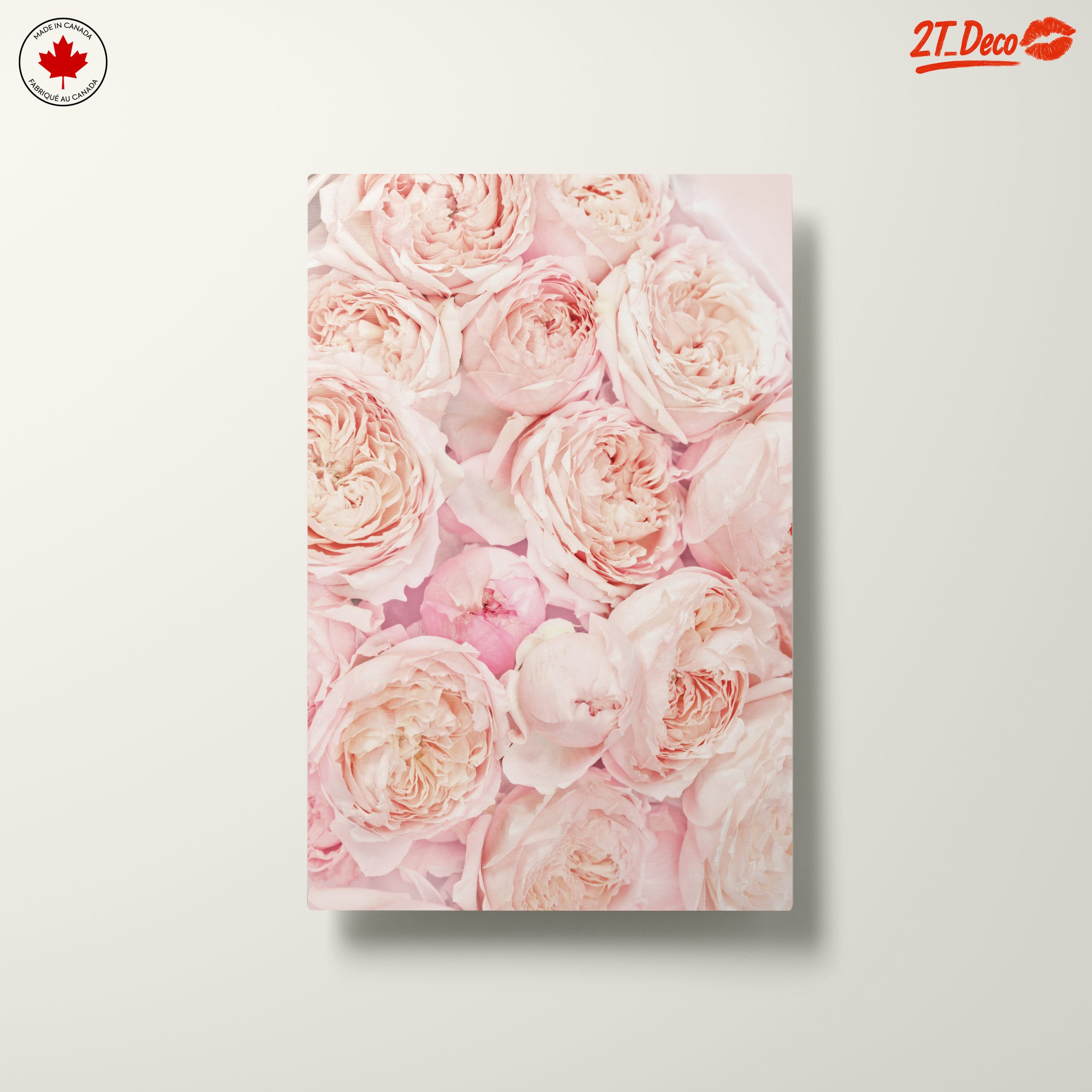 Beautiful Pink Roses Close-Up Art - Image 10