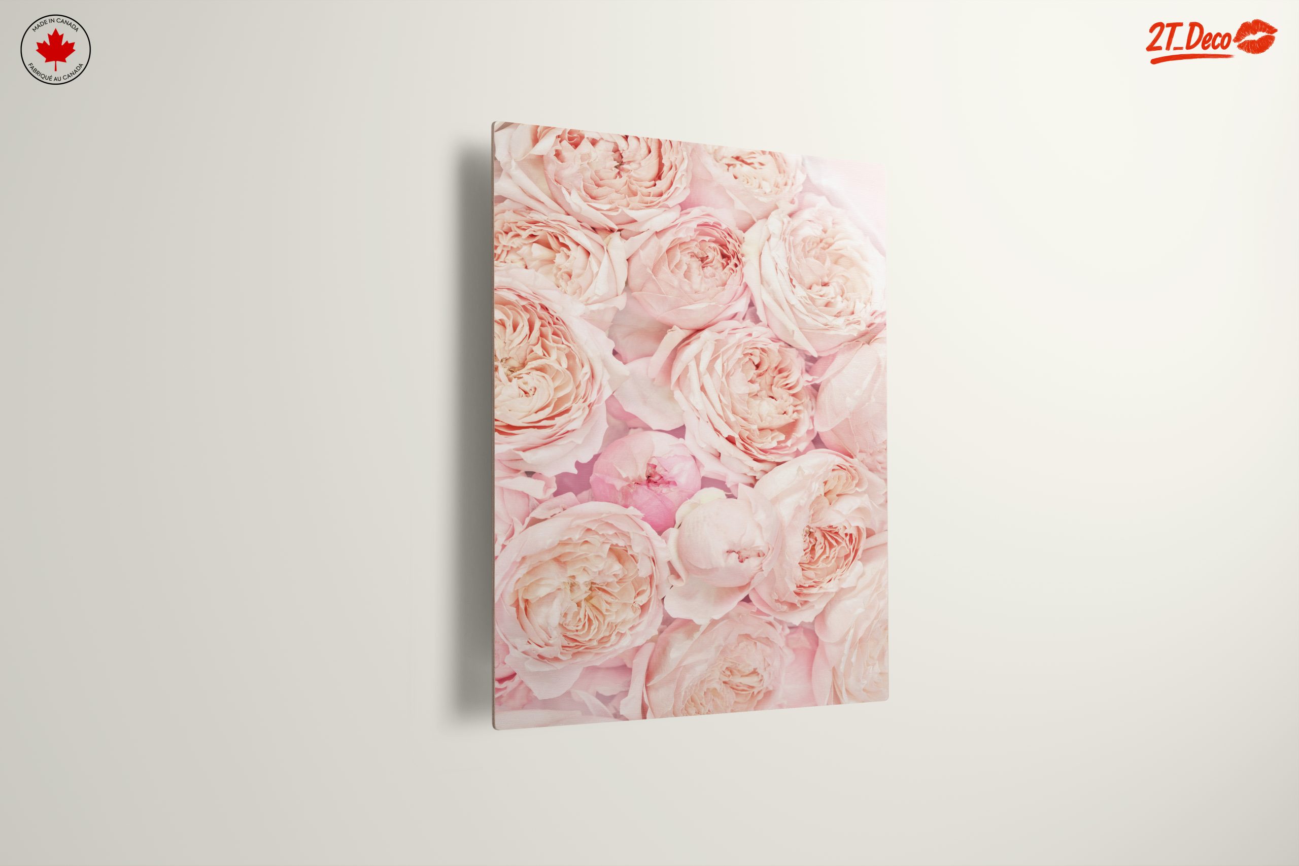 Beautiful Pink Roses Close-Up Art - Image 13