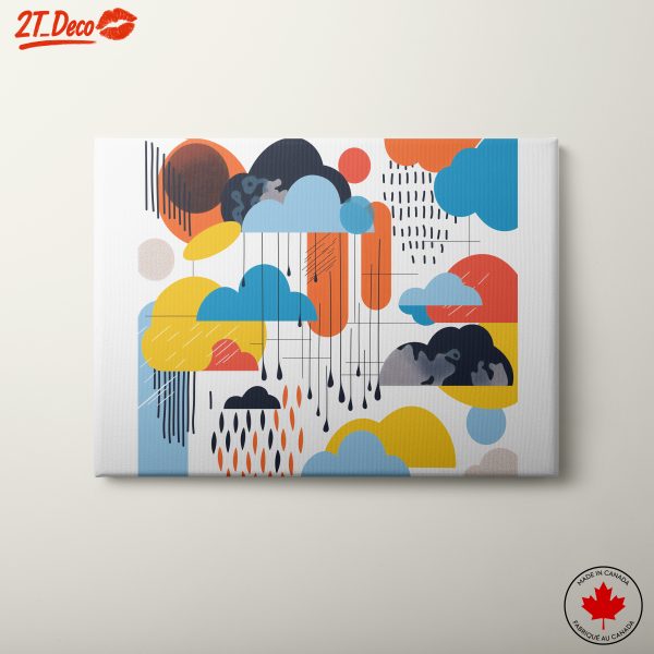 Colorful Abstract Cloud Composition