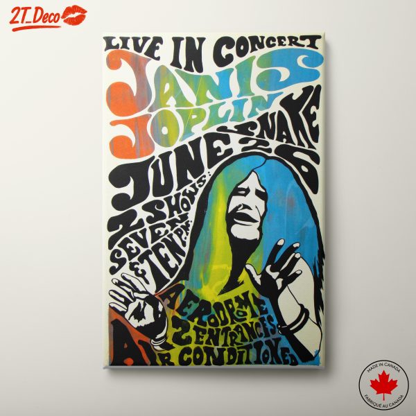 Janis Joplin Live Concert Art