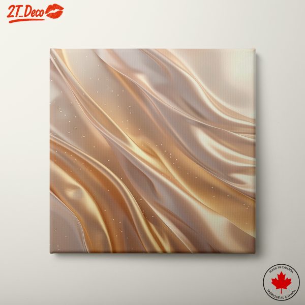 Fluid Abstract Art with Shimmering Textures