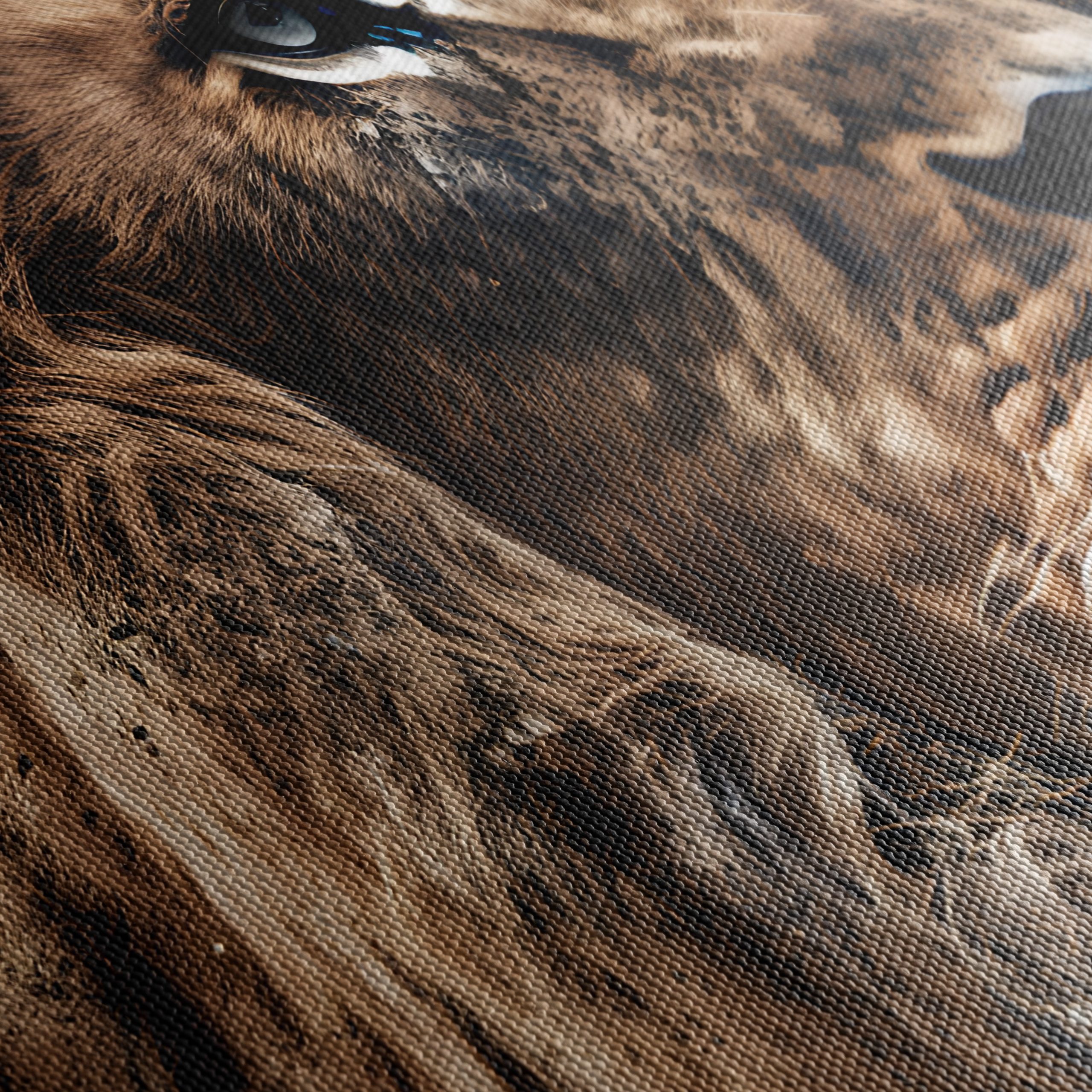 Majestic Lion Portrait Wall Art 11 - Image 5