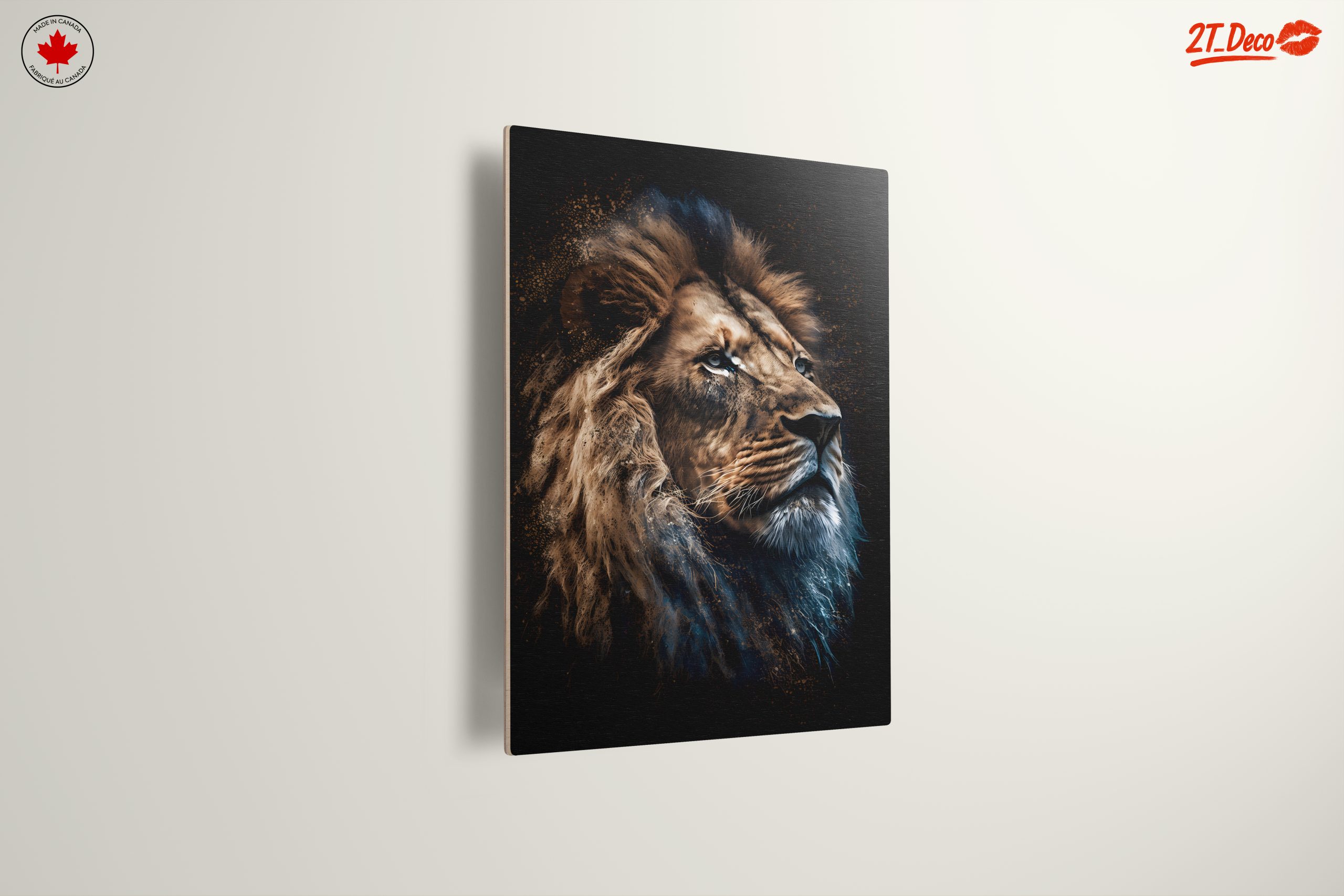Majestic Lion Portrait Wall Art 11 - Image 13
