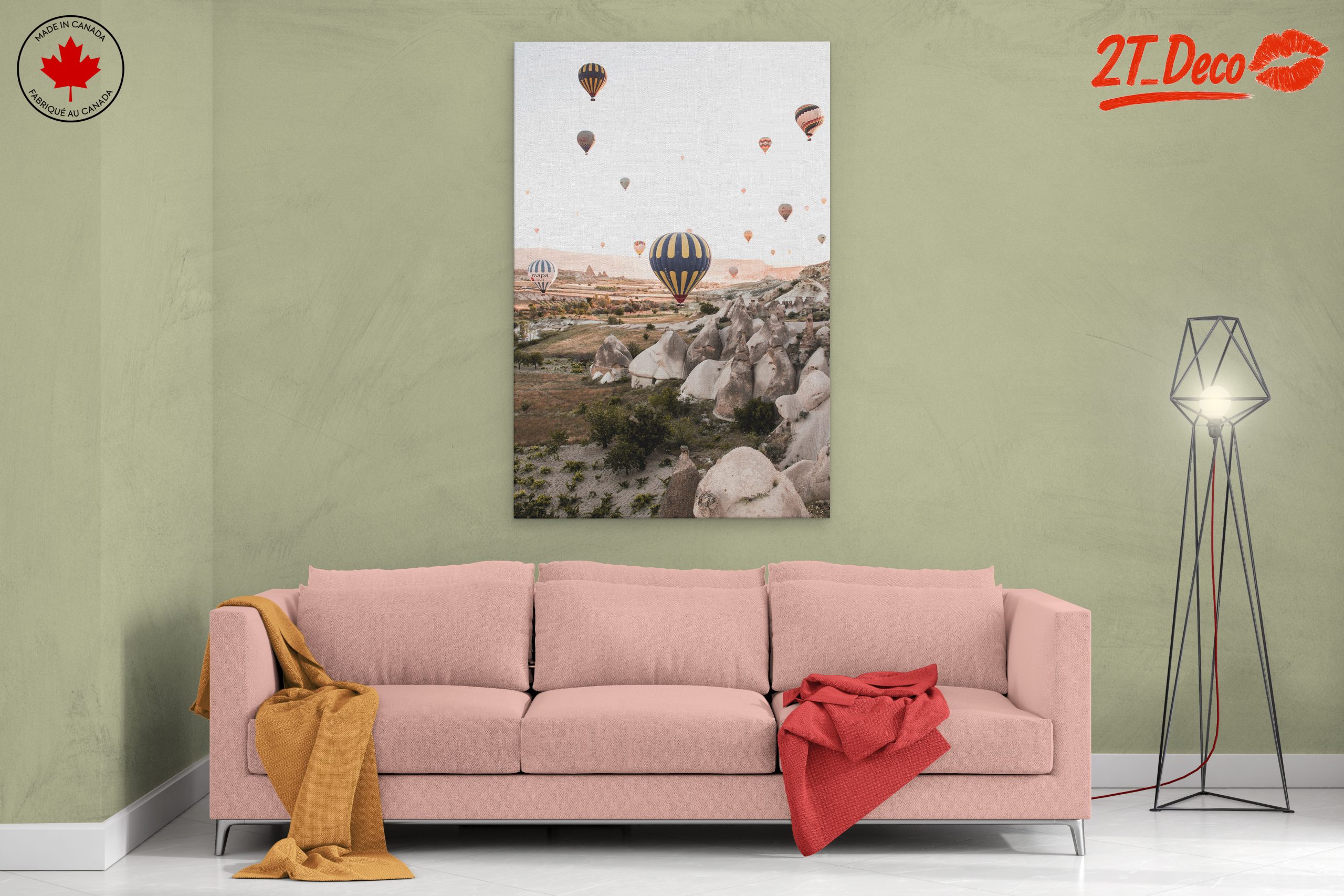 Hot Air Balloons Over Stunning Landscapes - Image 2
