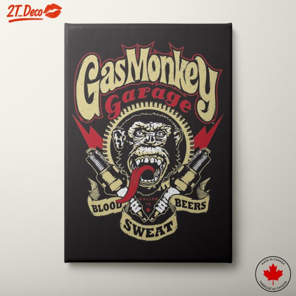 Gas Monkey Garage Artwork Featuring Monkey