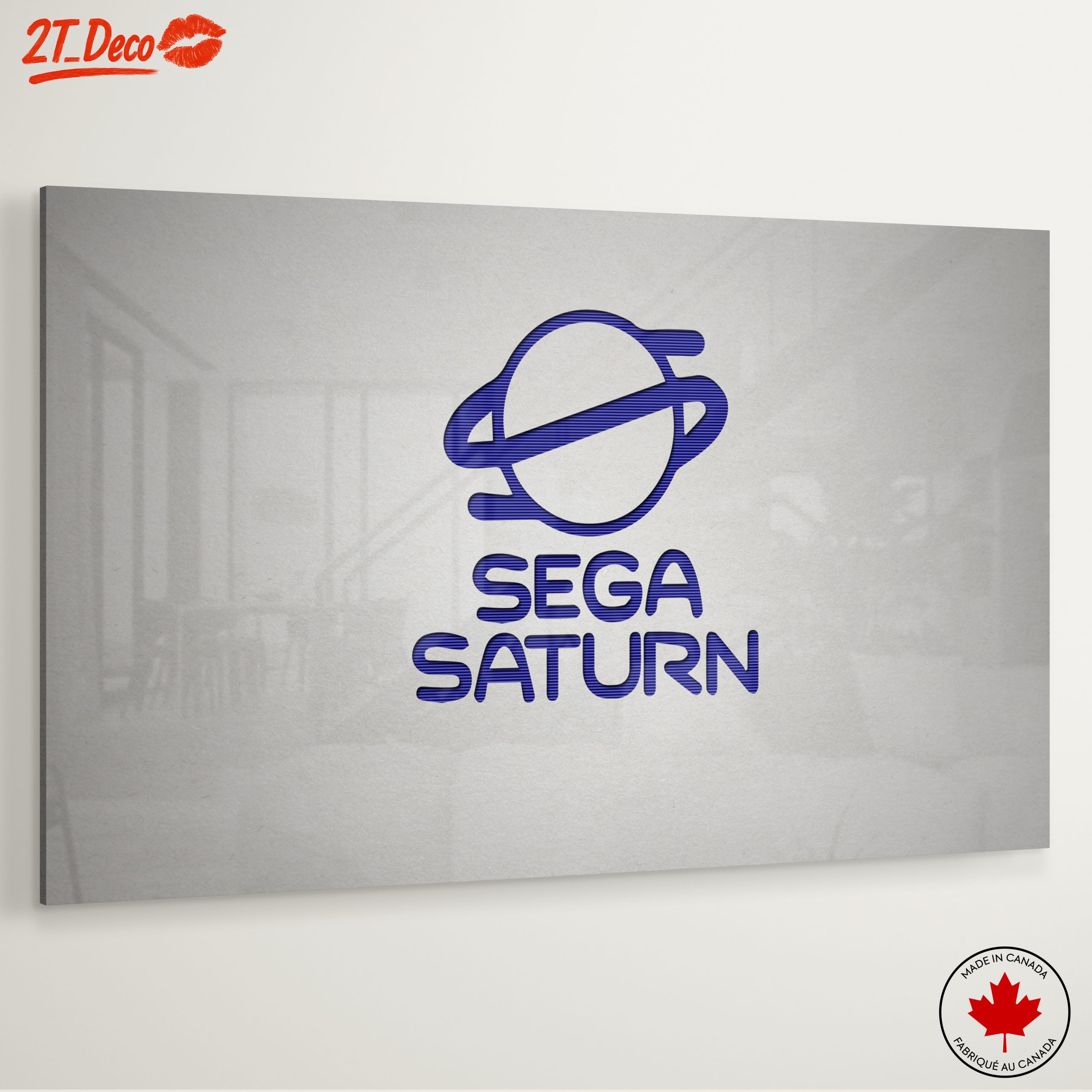 Sega Saturn Logo Retro Gaming Art - Image 6