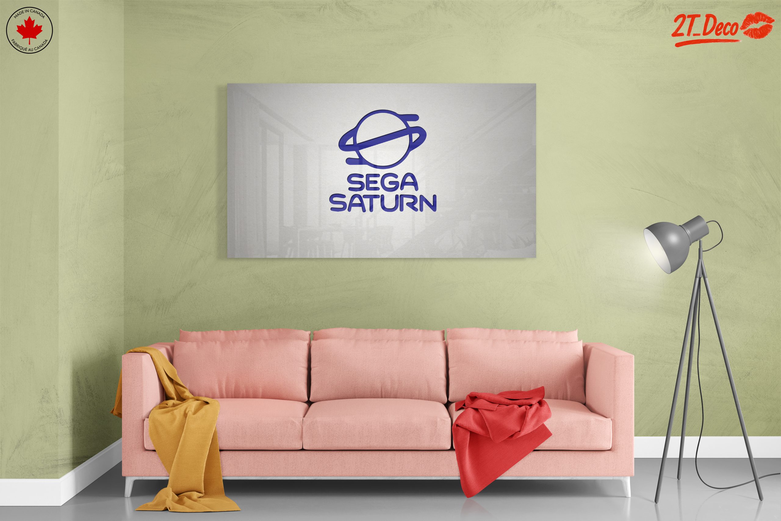Sega Saturn Logo Retro Gaming Art - Image 7