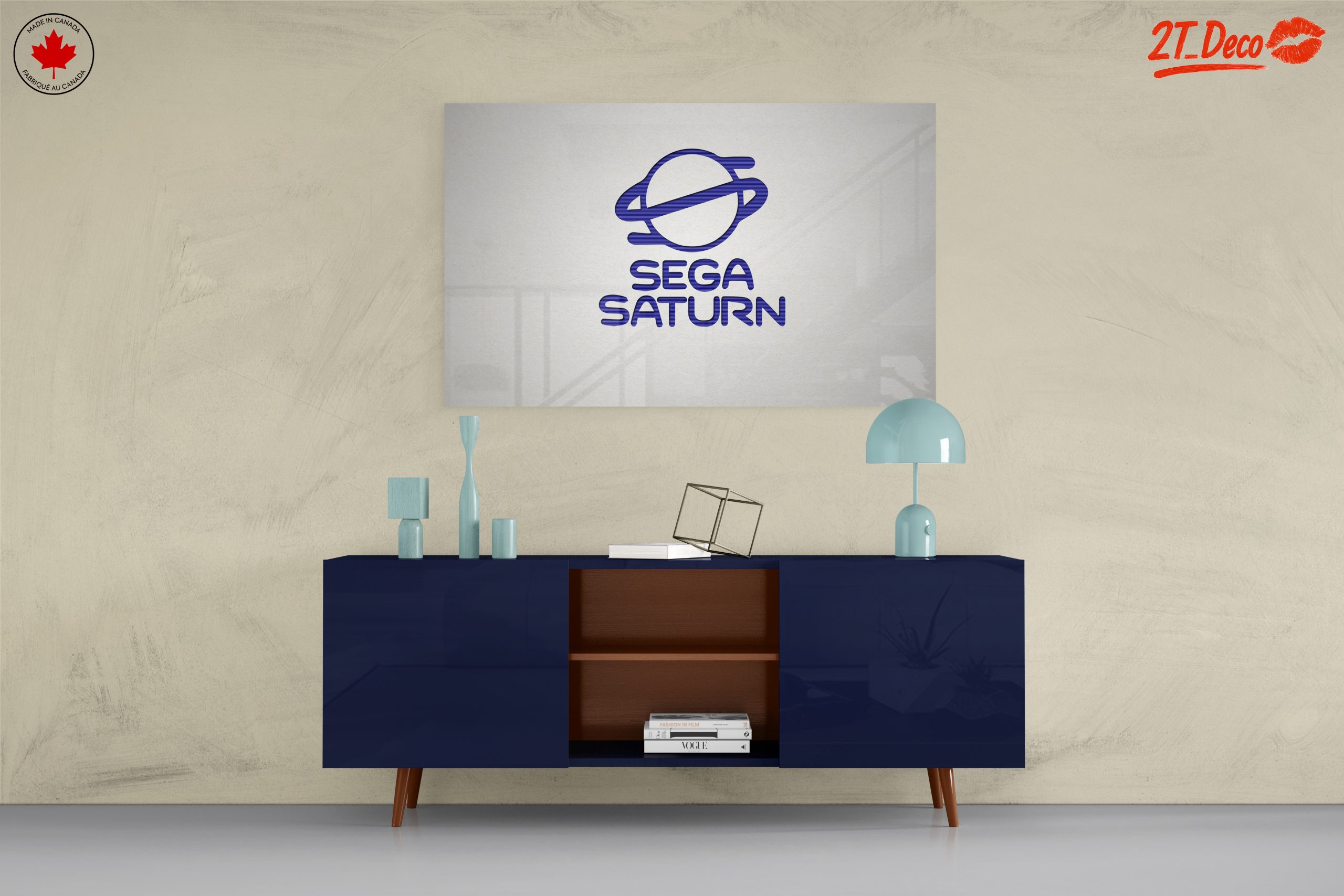 Sega Saturn Logo Retro Gaming Art - Image 8