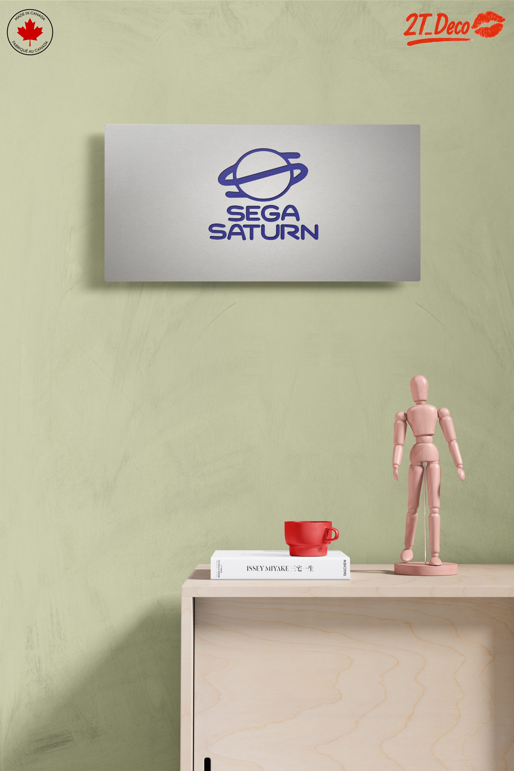 Sega Saturn Logo Retro Gaming Art - Image 14