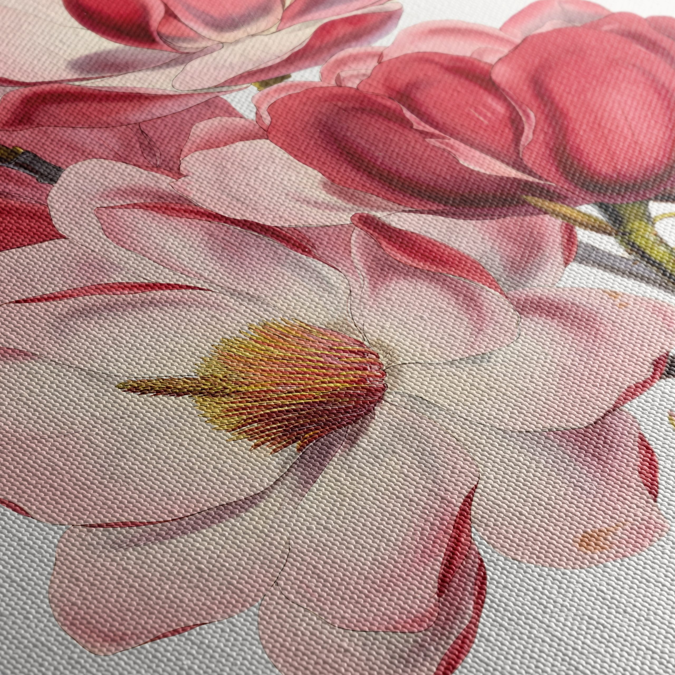 Beautiful Floral Artwork of Magnolias - Image 5