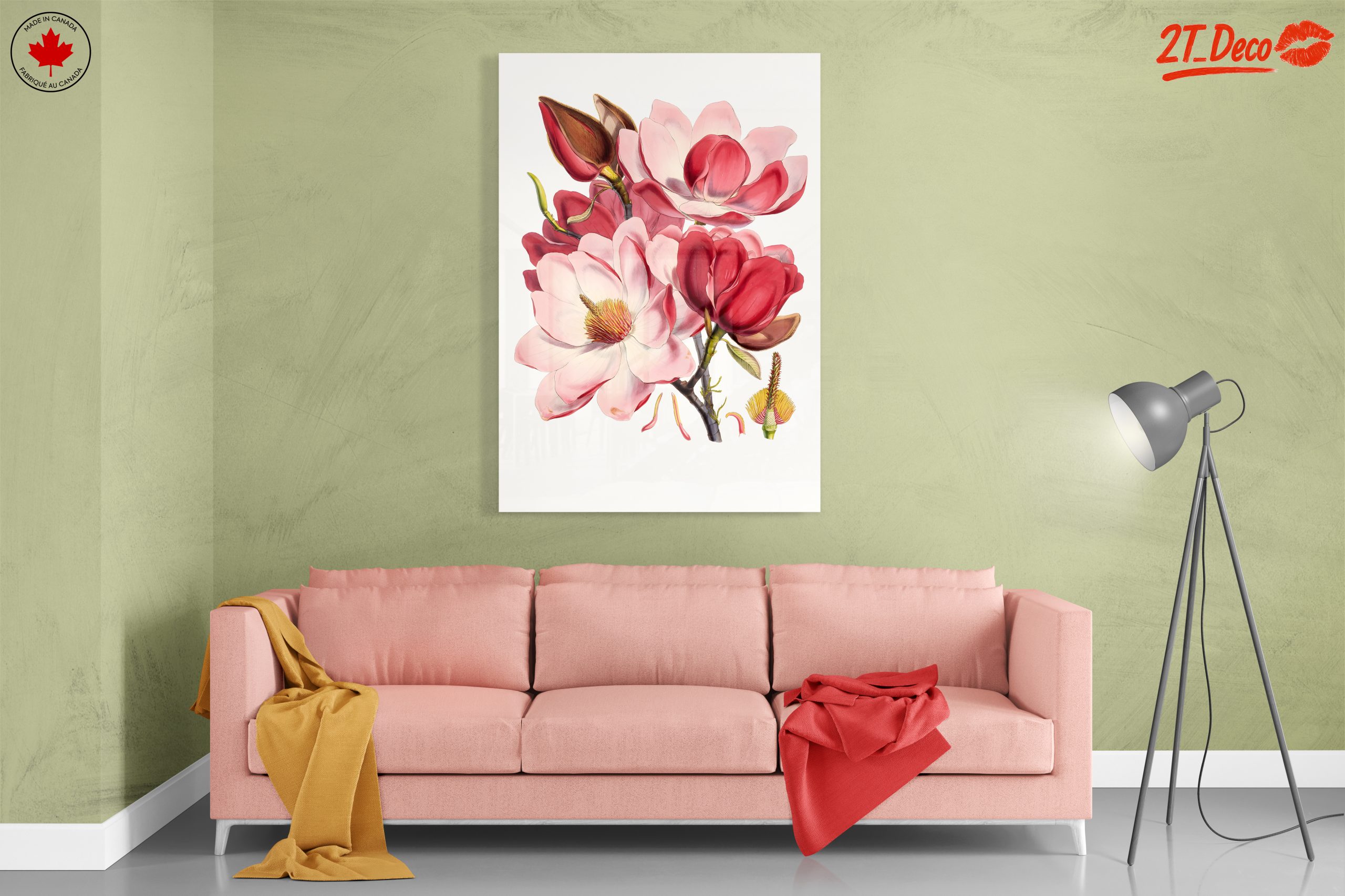 Beautiful Floral Artwork of Magnolias - Image 7