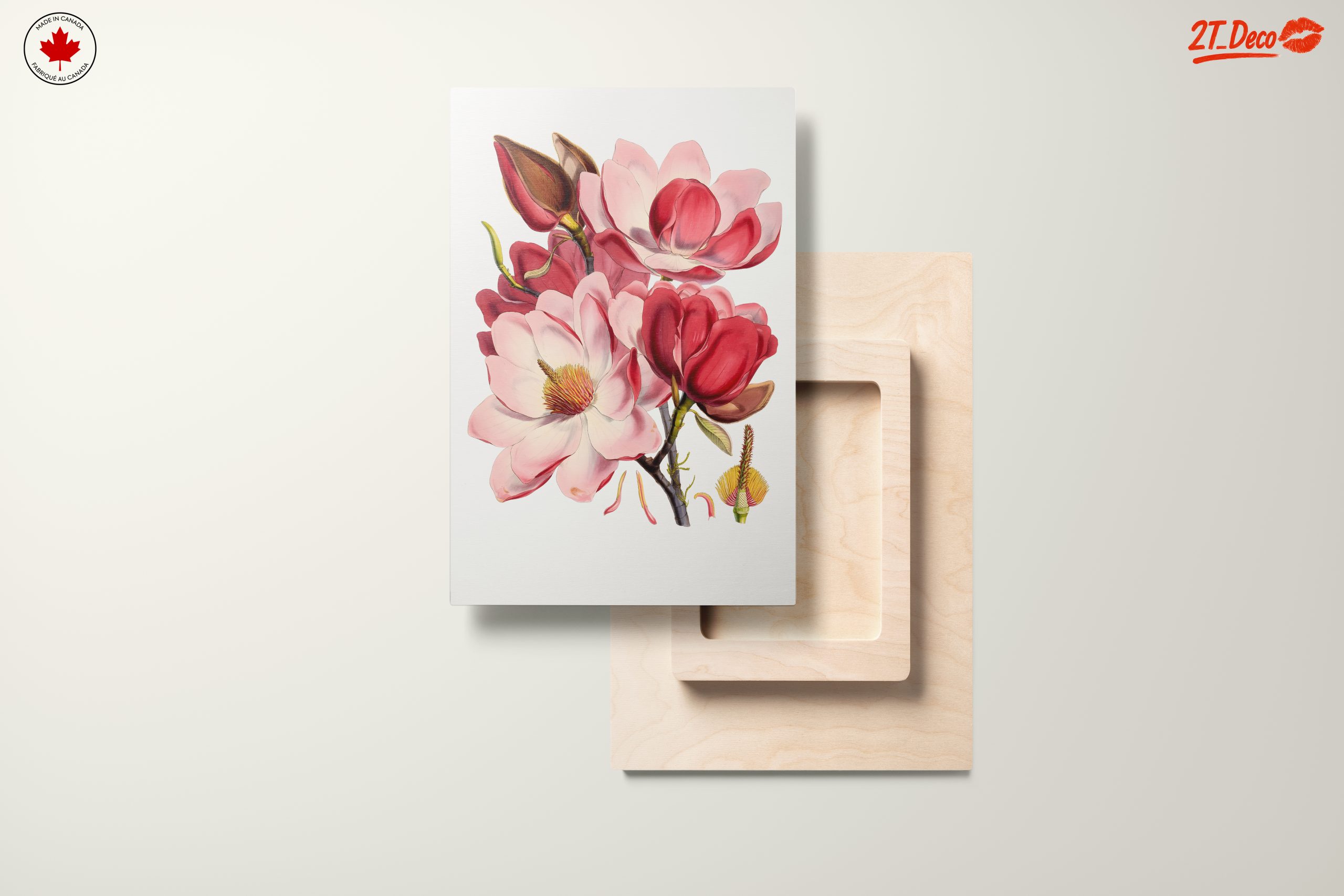 Beautiful Floral Artwork of Magnolias - Image 11