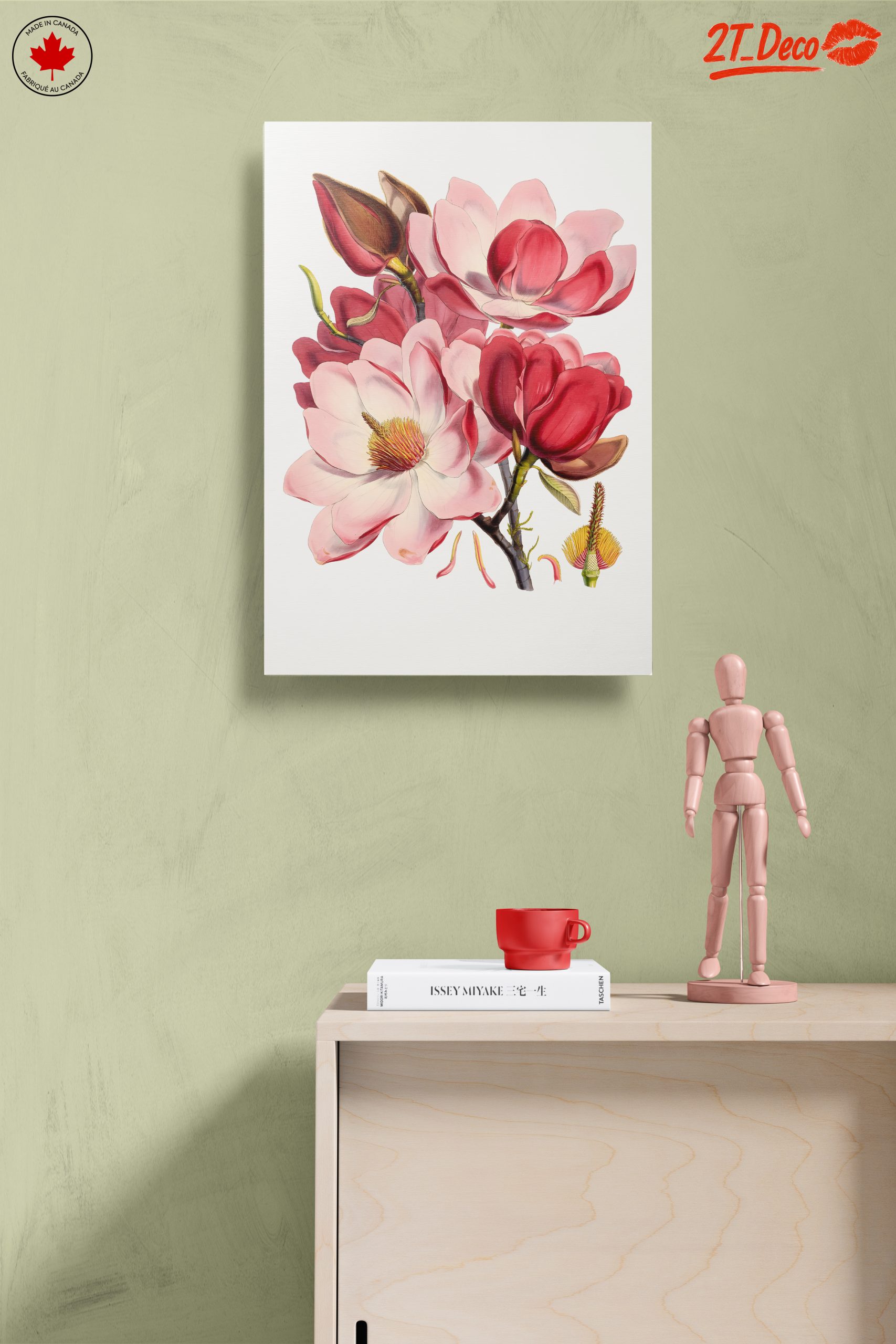 Beautiful Floral Artwork of Magnolias - Image 14