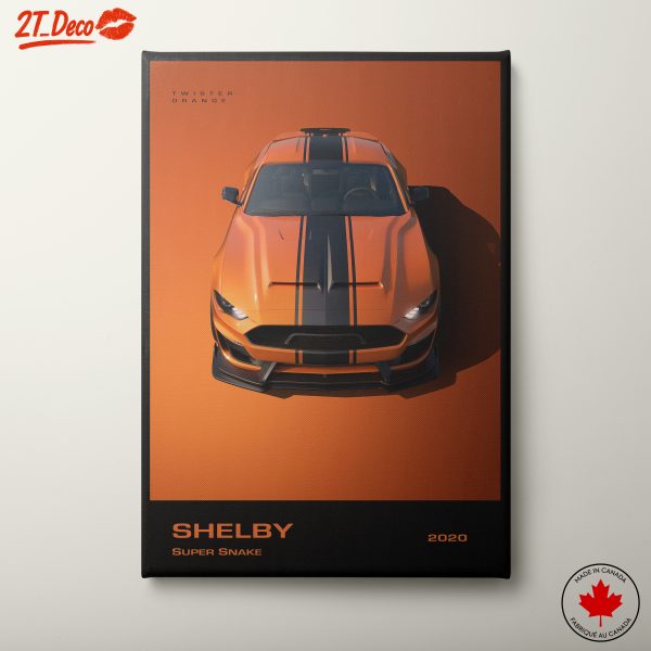 Stylized Shelby Super Snake Car Art