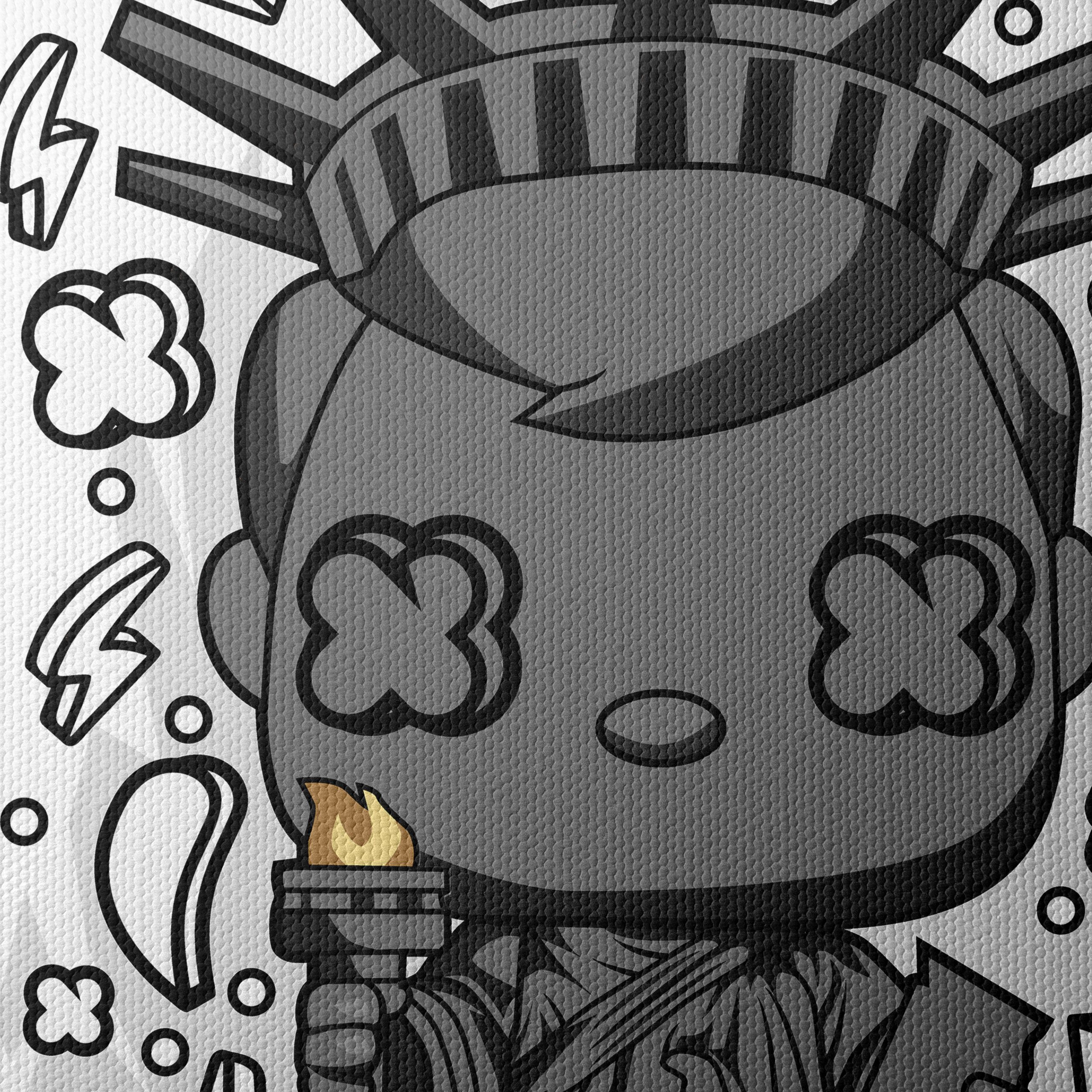 Stylized Animated Statue of Liberty Art - Image 4