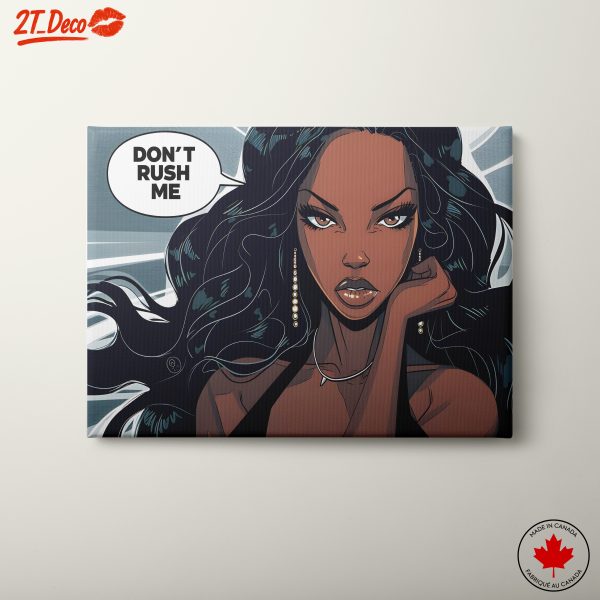 Bold Afro Art Female Illustration