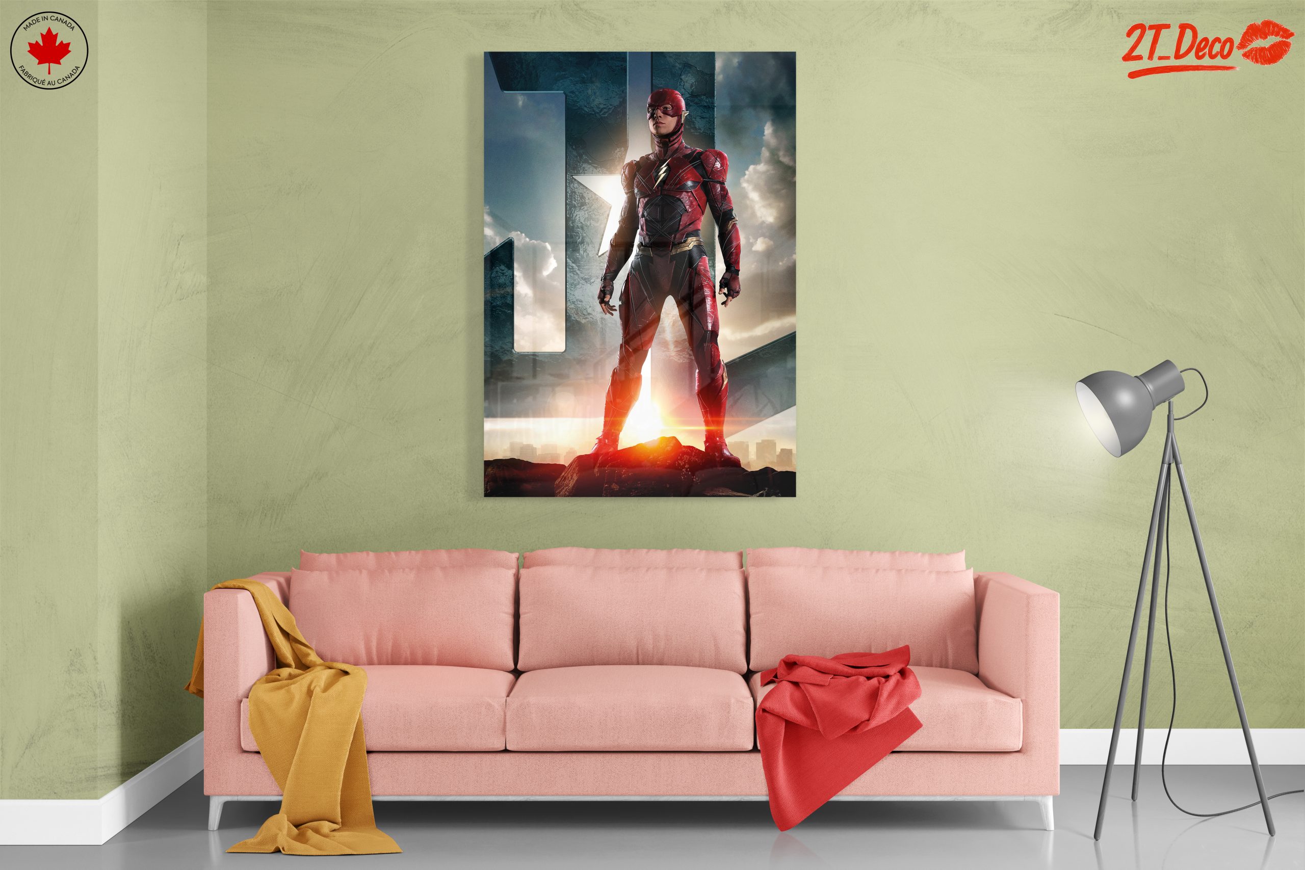 Dynamic Flash Character Art Featuring Superhero - Image 7