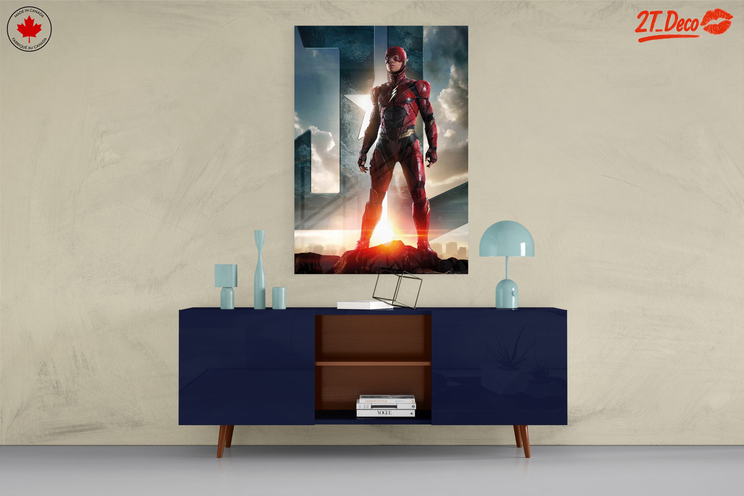 Dynamic Flash Character Art Featuring Superhero - Image 8