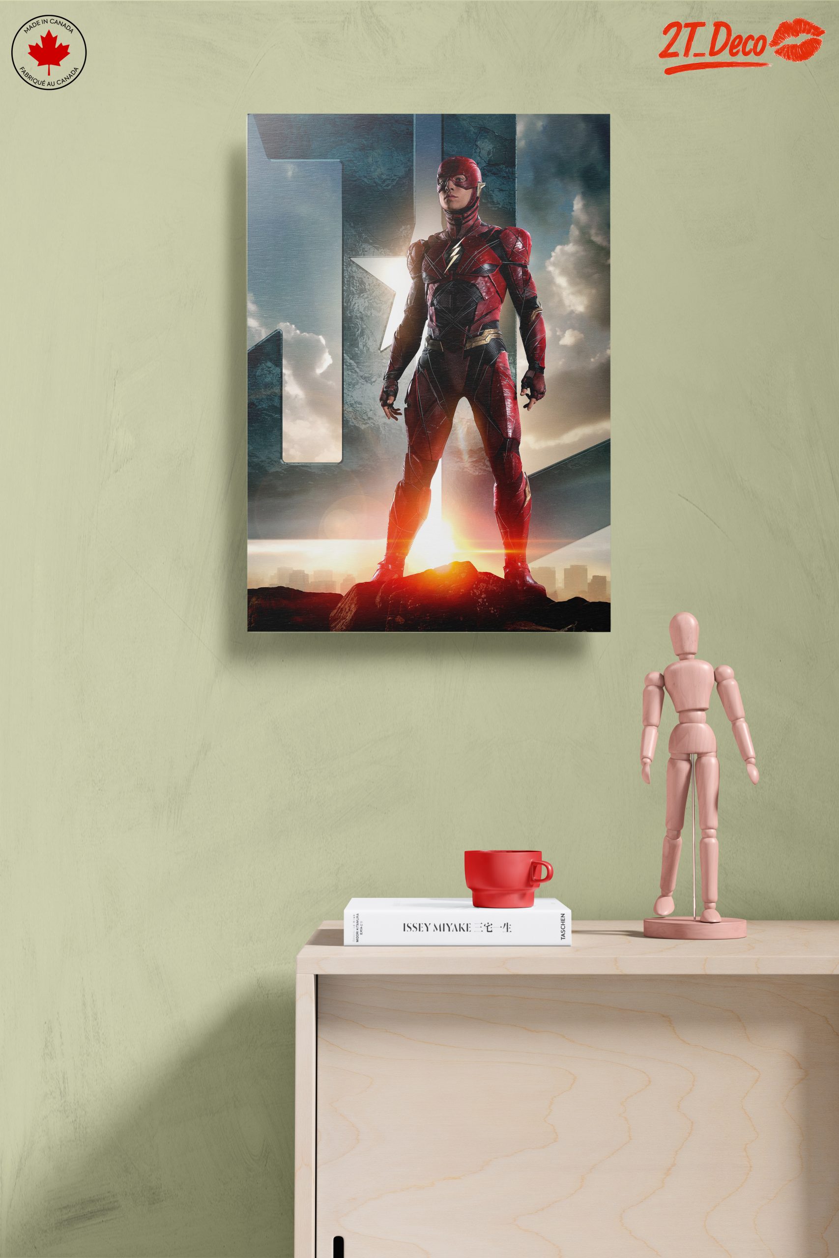 Dynamic Flash Character Art Featuring Superhero - Image 14