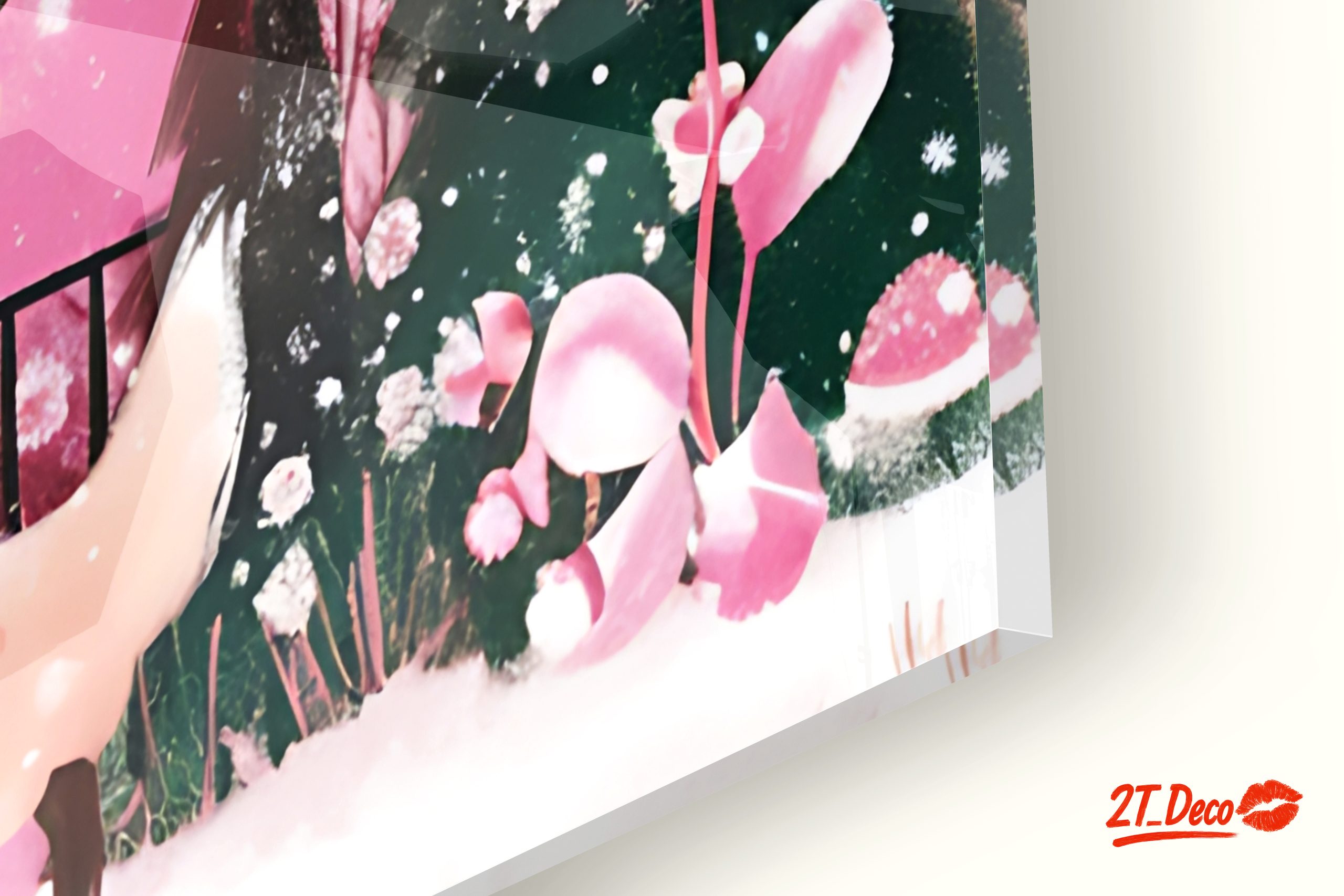Charming Christmas Scene with Deer - Image 9