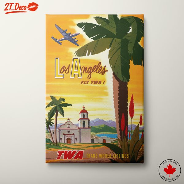 Los Angeles Vintage Travel Poster For Your Wall