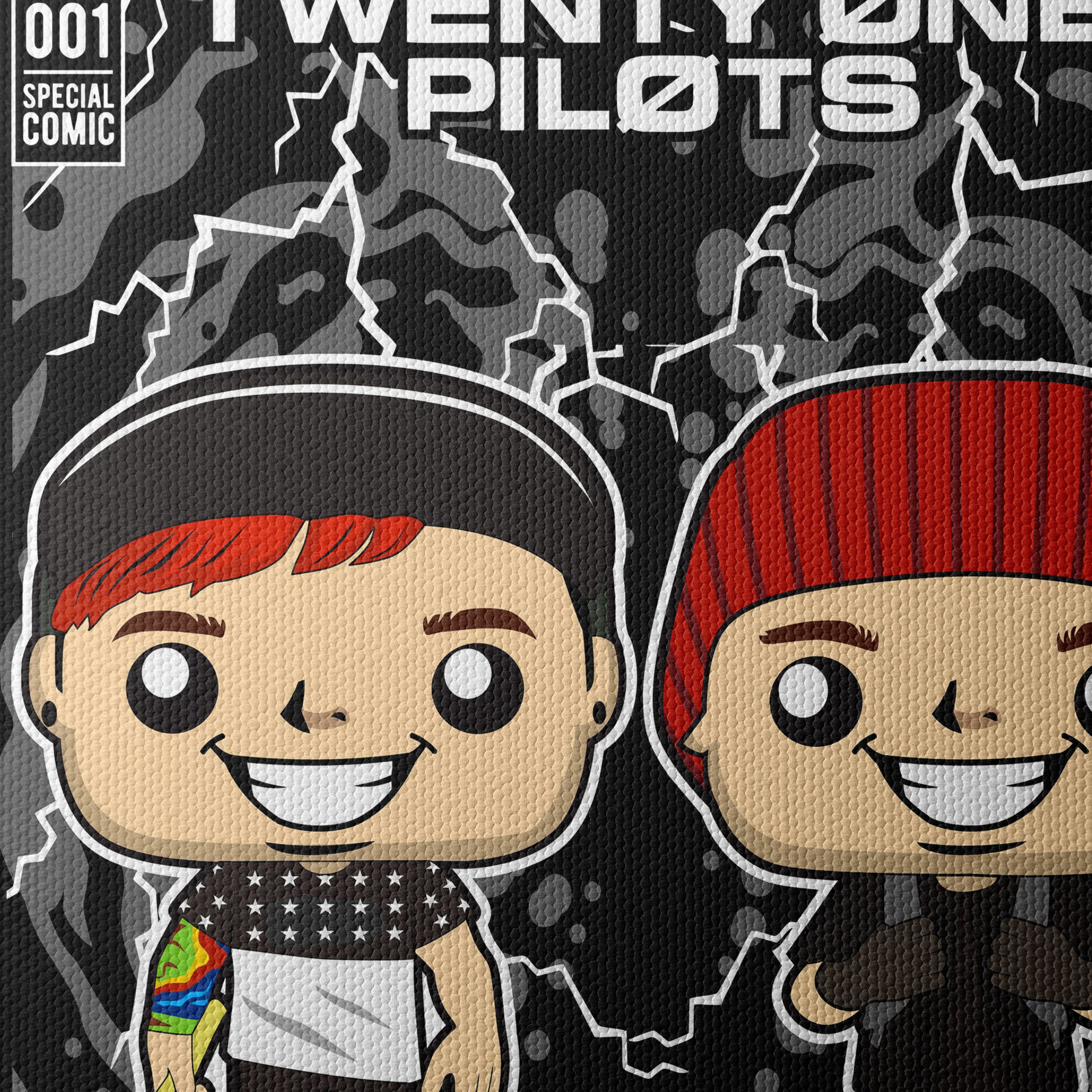 Twenty One Pilots Funko Art - Image 4