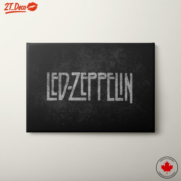 Led Zeppelin Wall Art Featuring Iconic Logo