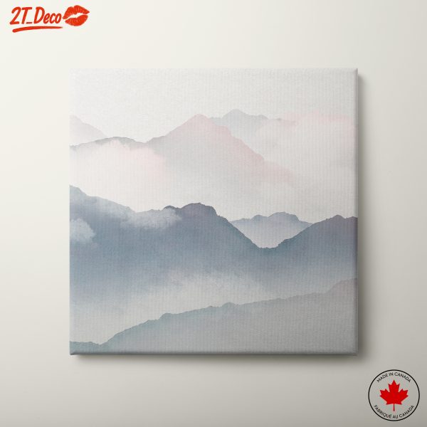 Soft Abstract Landscape in Muted Shades