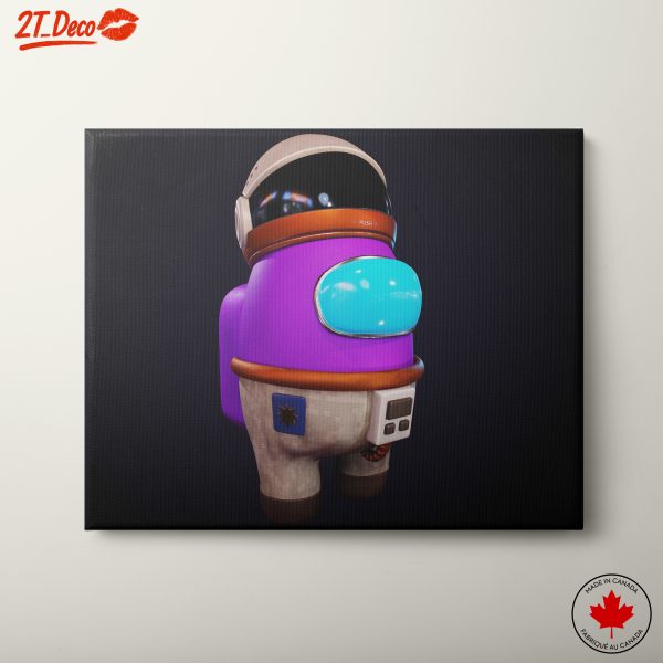 Among Us Character in Spacesuit