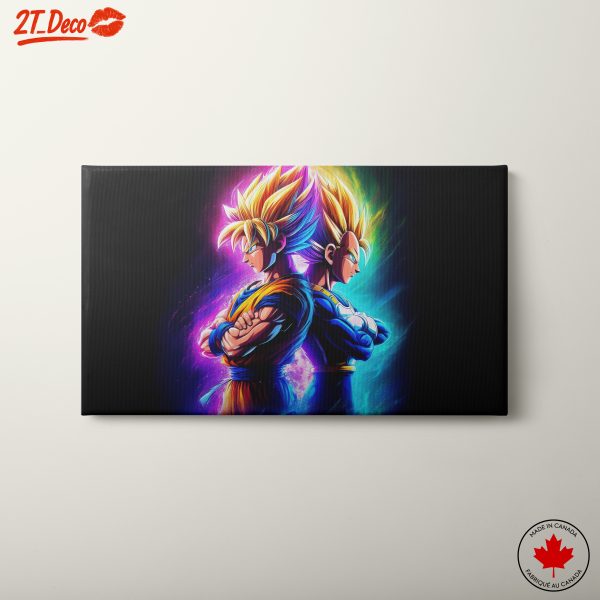Epic Dragon Ball Characters Goku and Vegeta