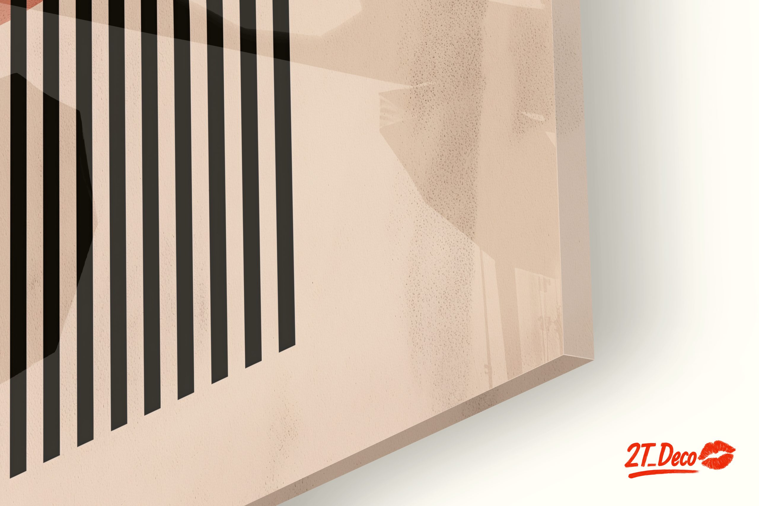 Geometric Abstract Art with Muted Tones - Image 9