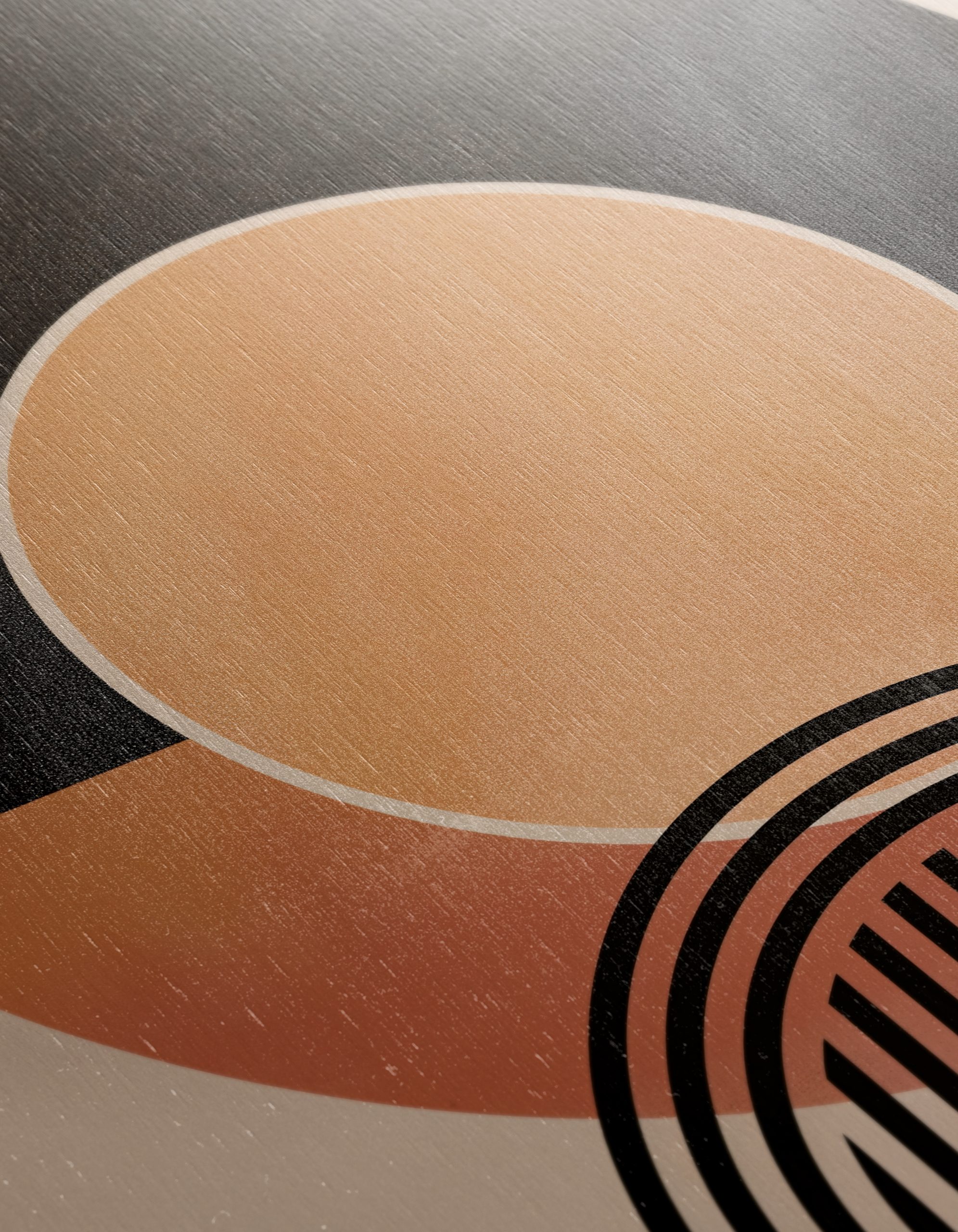 Geometric Abstract Art with Muted Tones - Image 12