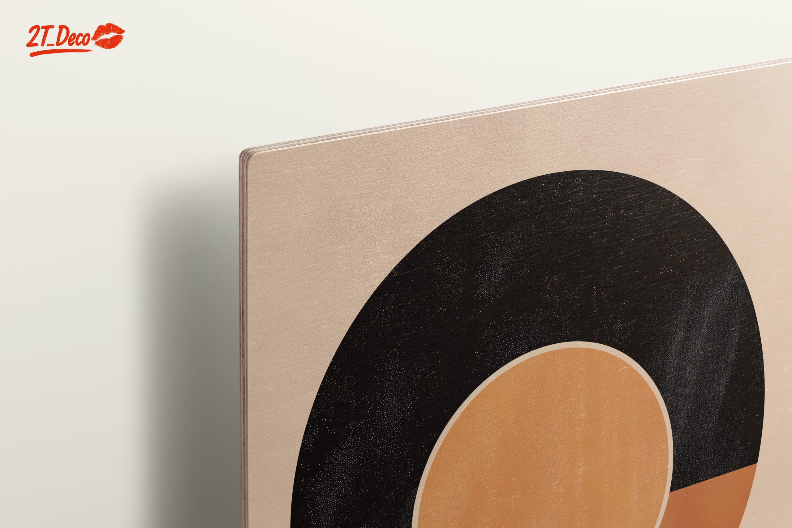 Geometric Abstract Art with Muted Tones - Image 15