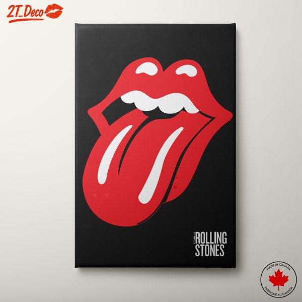 Iconic Rolling Stones Tongue Logo Art