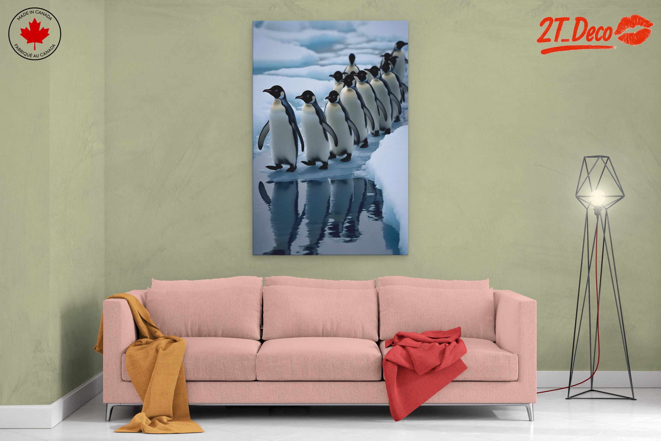 Artistic of Penguins Walking - Image 2