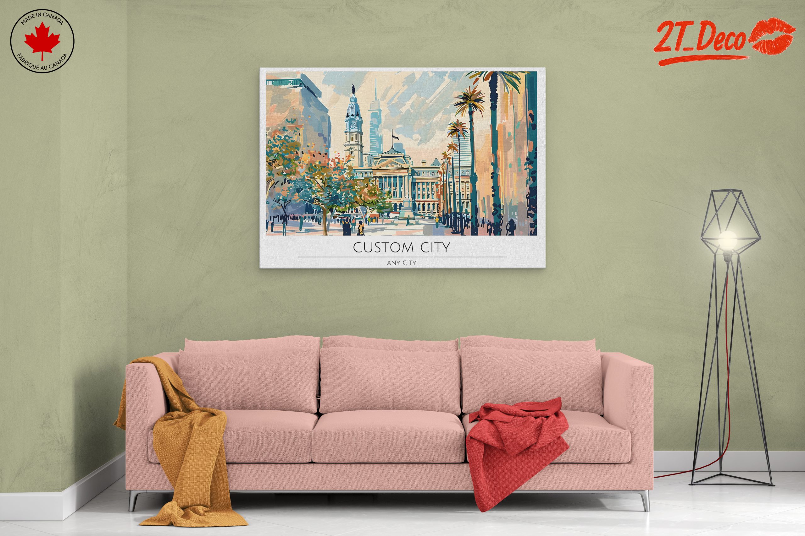 Vibrant City Landscape with Architecture - Image 2