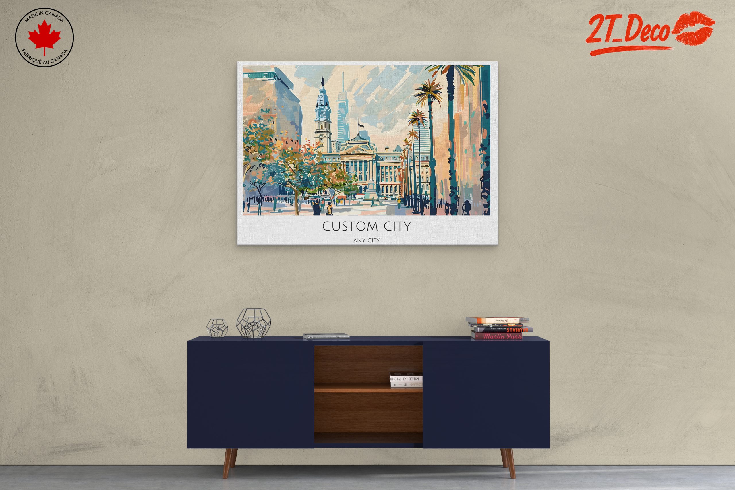 Vibrant City Landscape with Architecture - Image 3