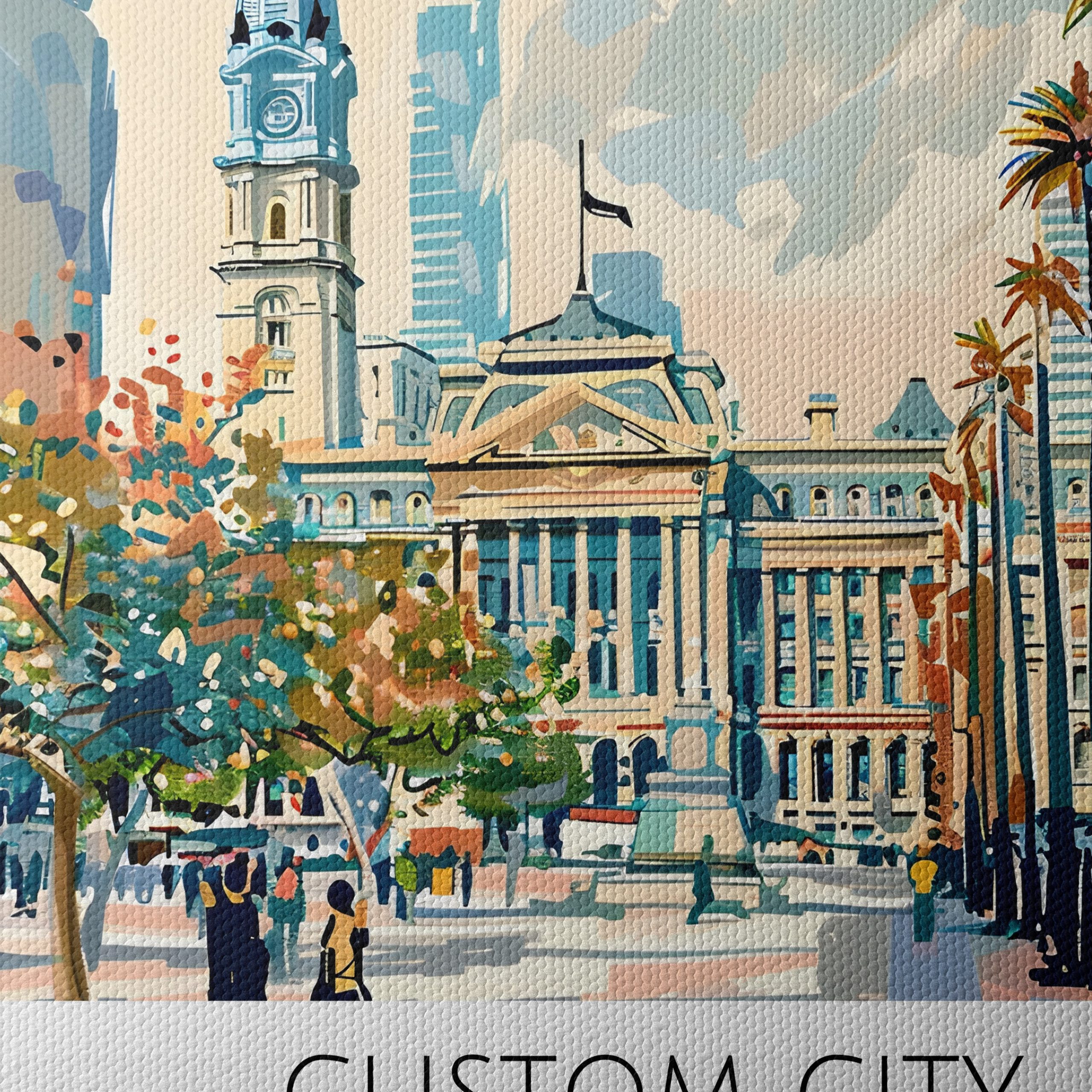 Vibrant City Landscape with Architecture - Image 4