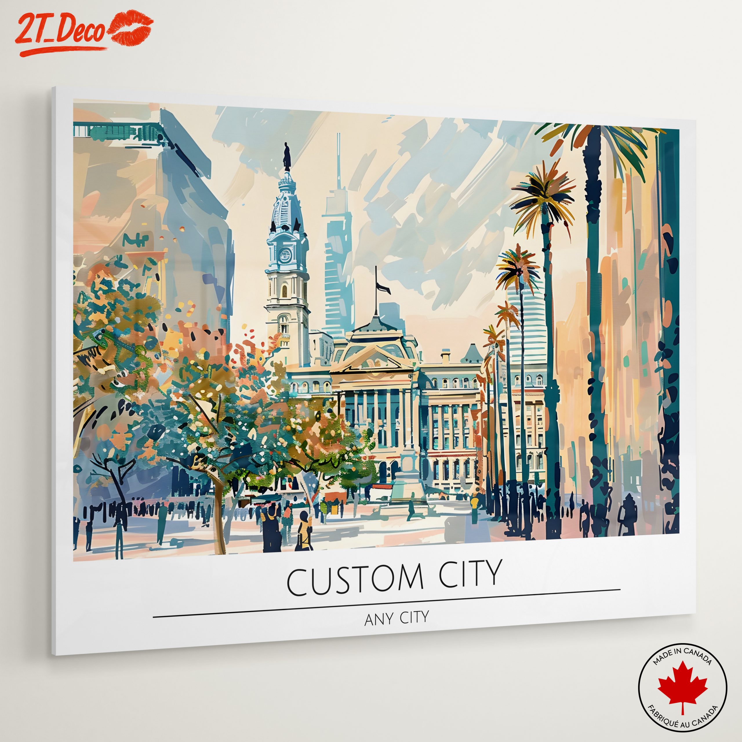 Vibrant City Landscape with Architecture - Image 6