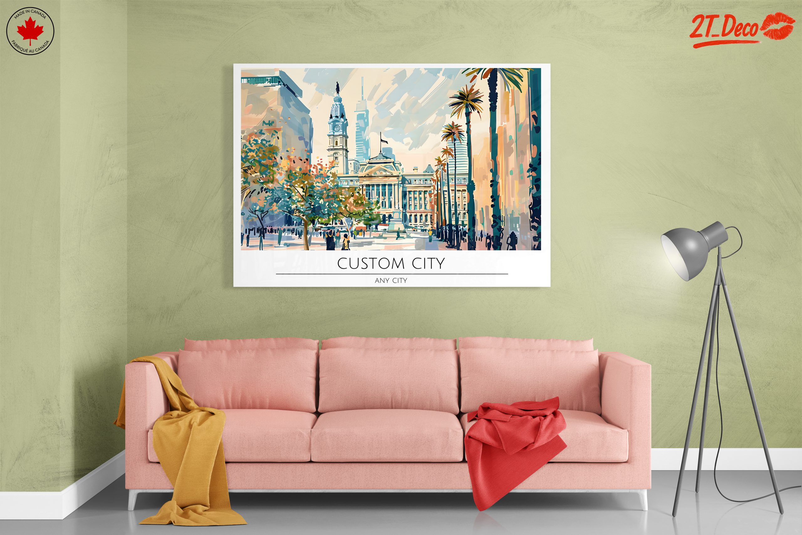 Vibrant City Landscape with Architecture - Image 7
