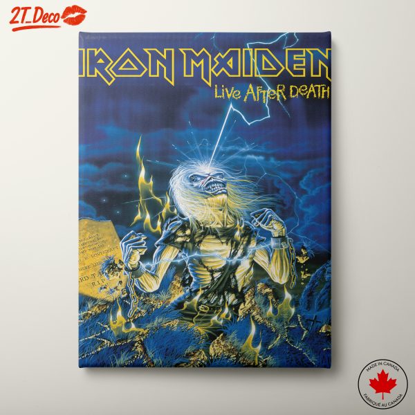 Iron Maiden Live After Death Art