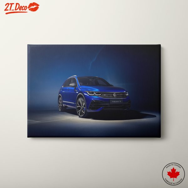 Stylish Volkswagen Tiguan R in Blue