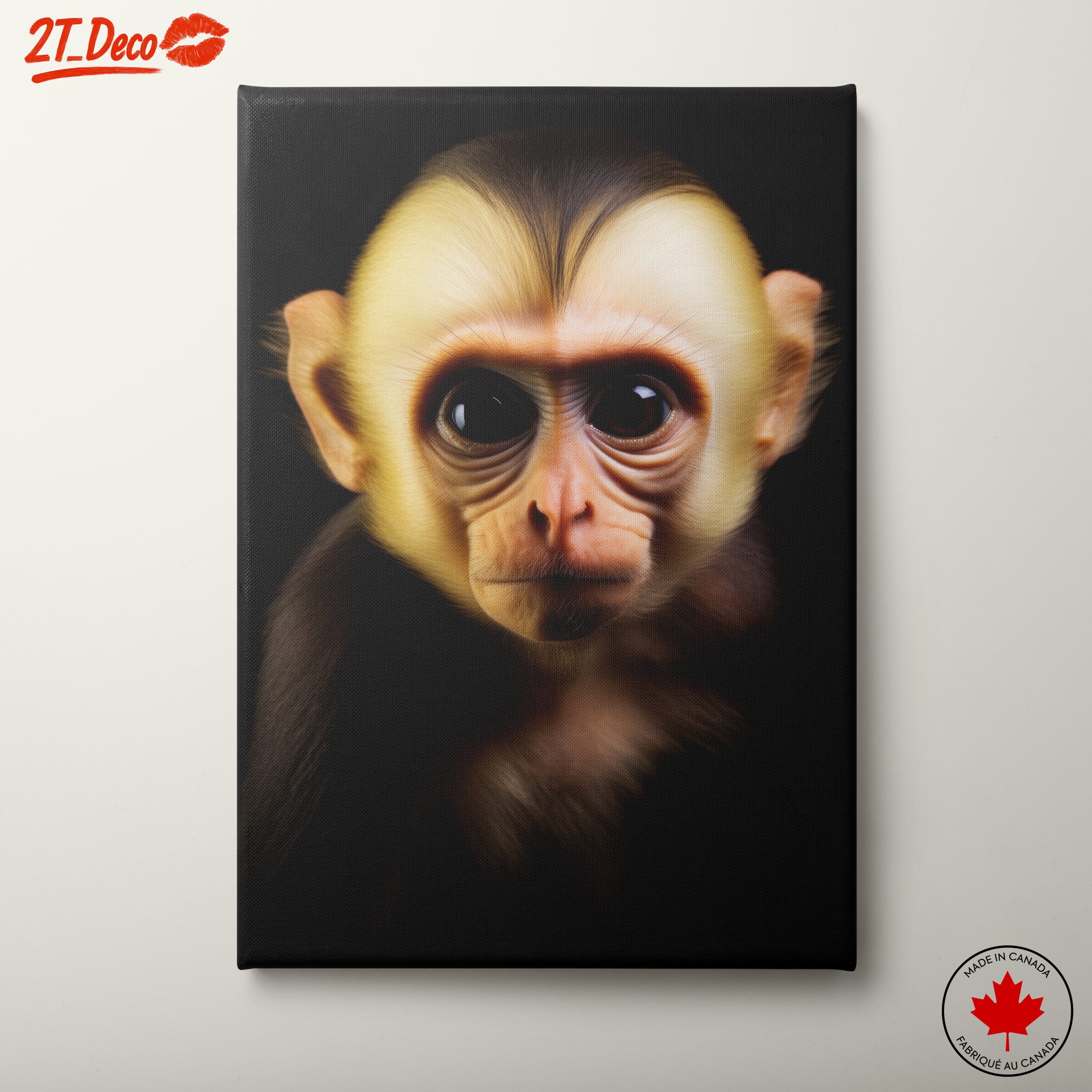 Stunning Monkey Portrait Wall Art